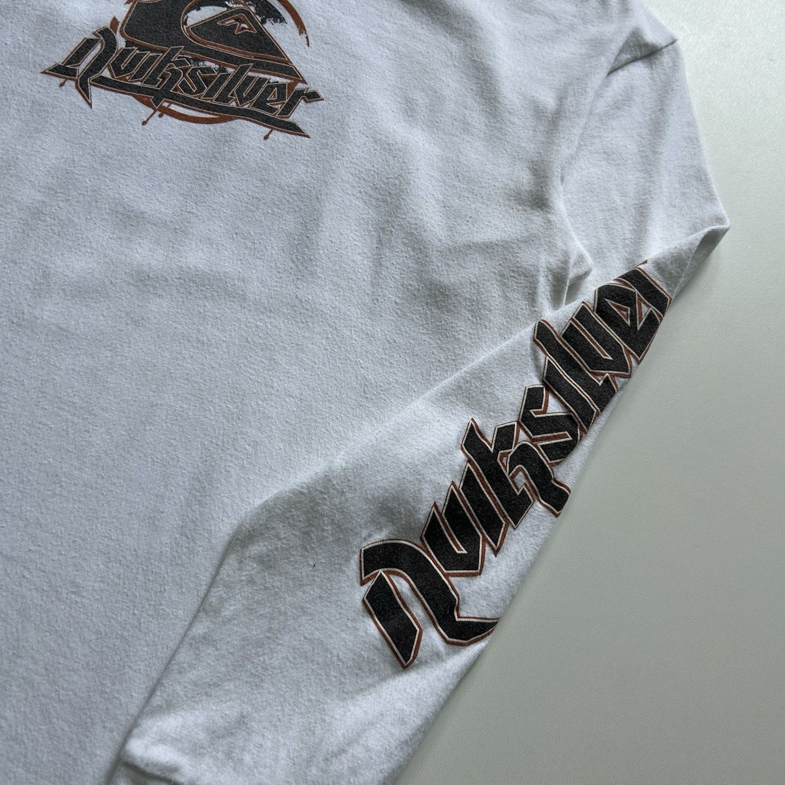 Quiksilver Vintage Y2K Quiksilver T Shirt Long Sleeve XSWhite Surf Logo Size US XS / EU 42 / 0 - 4 Thumbnail