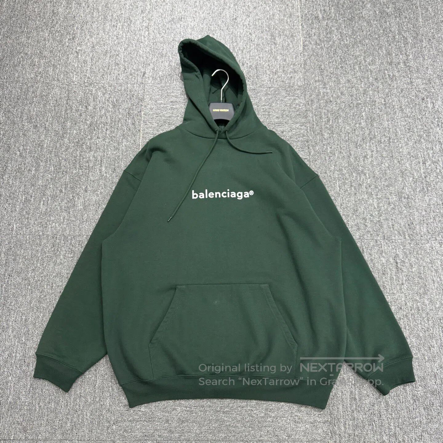 Balenciaga Balenciaga Letter-printed hooded hoodie| Size US XL / EU 56 / 4 - 1 Thumbnail