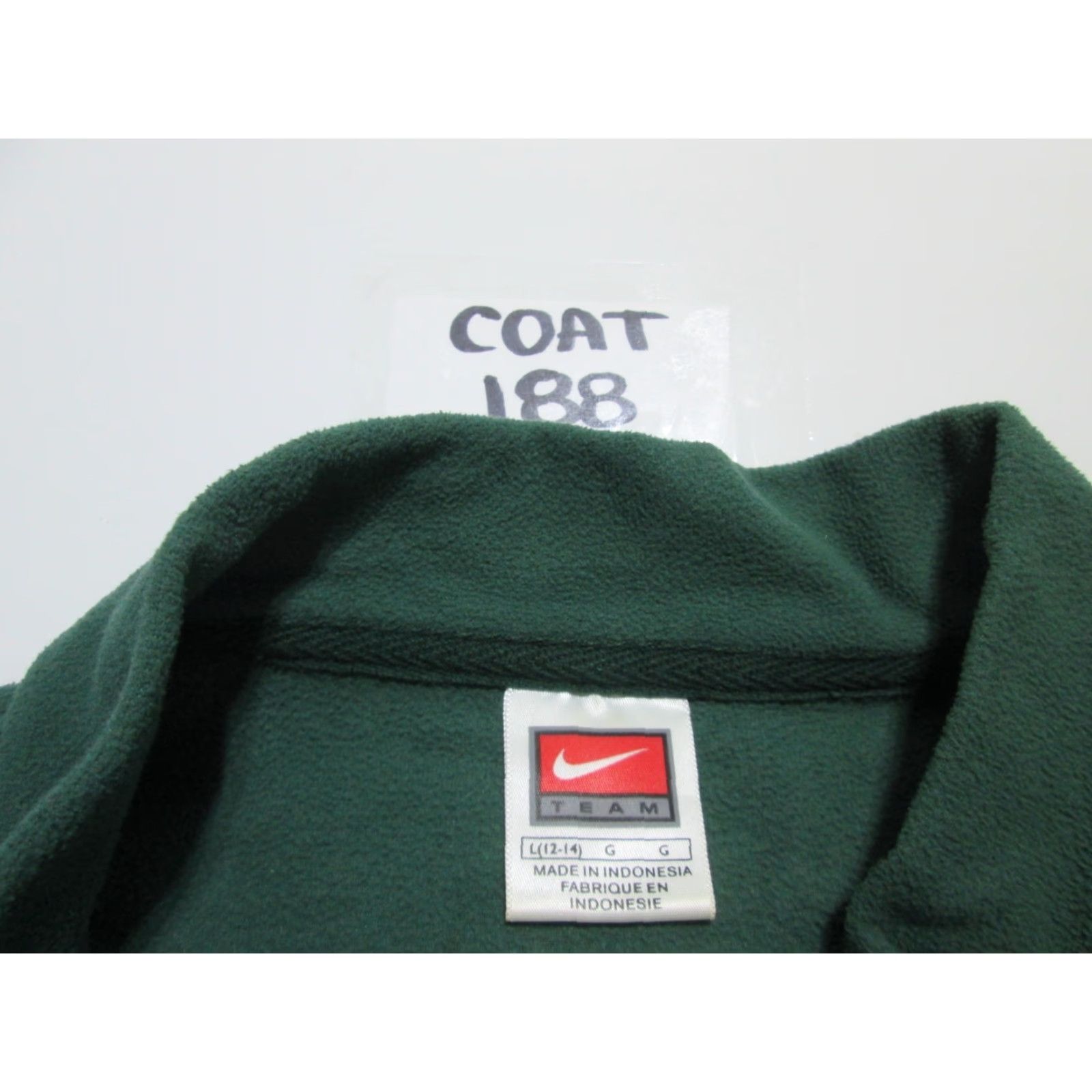 Nike Nike Womens Track Jacket L Khaki External Active Outerwear Jacket with Pockets Long Sleeve Zip Closure Solid Pattern Sportswear Size L / US 10 / IT 46 - 7 Thumbnail