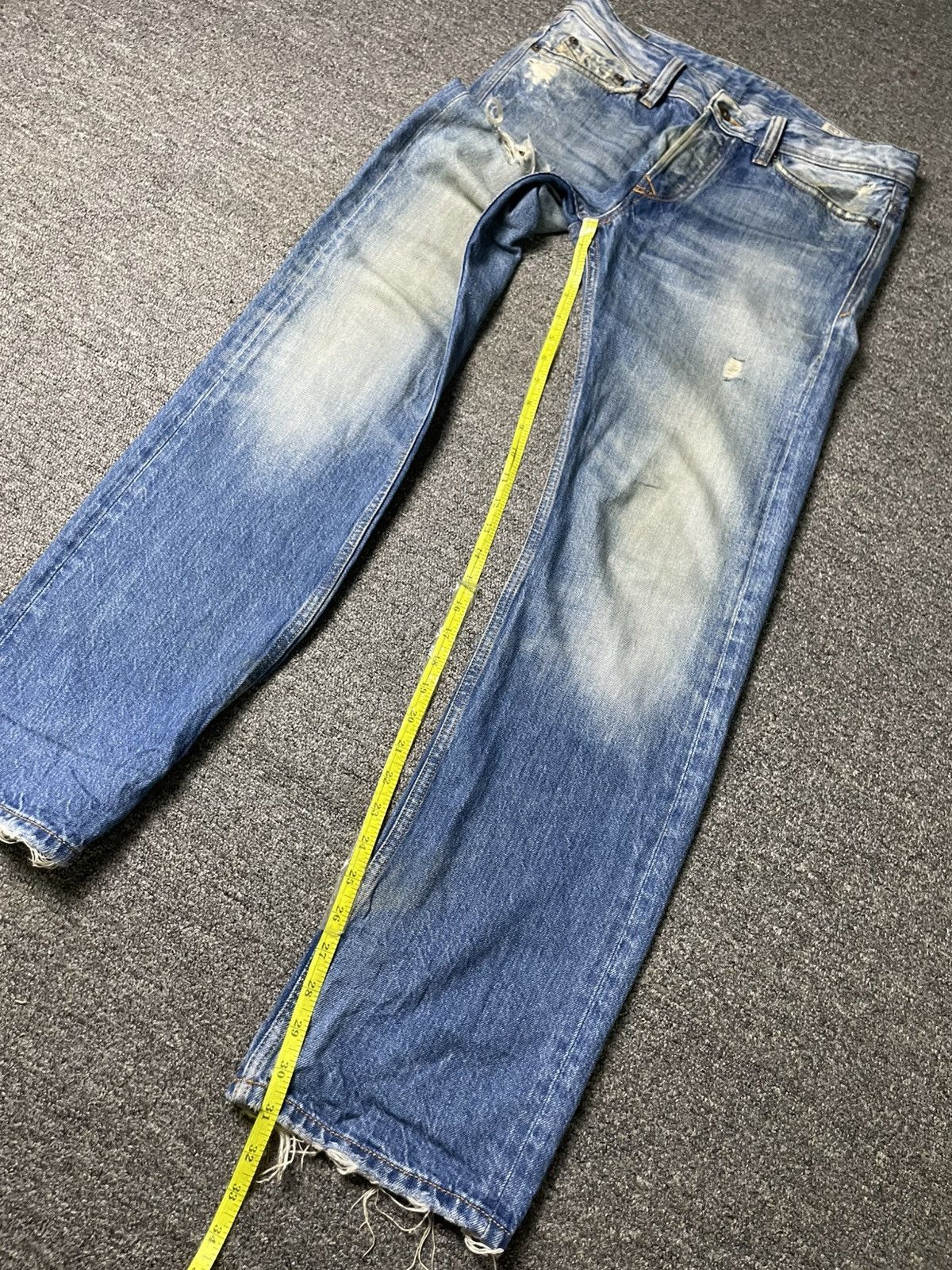 Diesel × Vintage Vintage DIESEL VIKER Distressed Denim Jeans (106) Size US 31 - 5 Thumbnail
