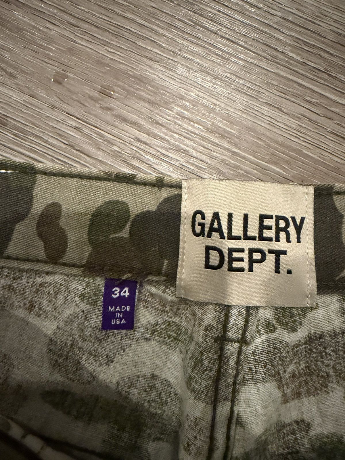Gallery Dept. Gallery Dept. Road Camo 5001 Jeans Size 34 Pre Owned Size US 34 / EU 50 - 5 Thumbnail