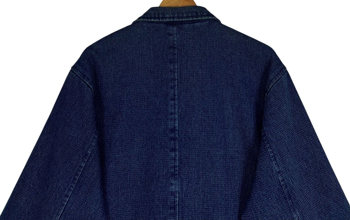 Japanese Brand Vintage Indigo Workwear Chore Jacket Size US XL / EU 56 / 4 - 7 Thumbnail