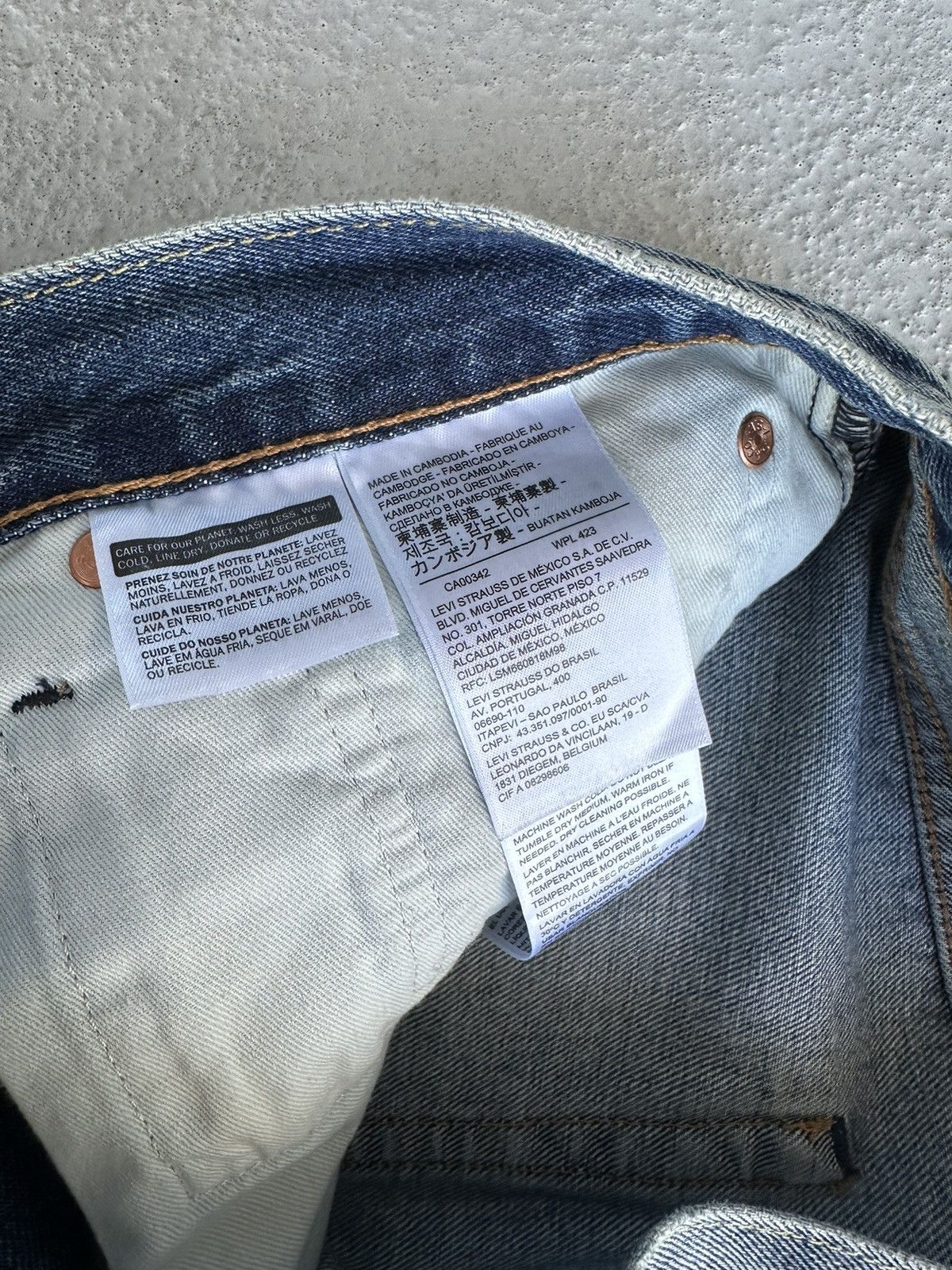 Levi's Levi's 551Z 1961 Vintage Inspired Authentic Straight Jeans Size US 31 - 5 Thumbnail