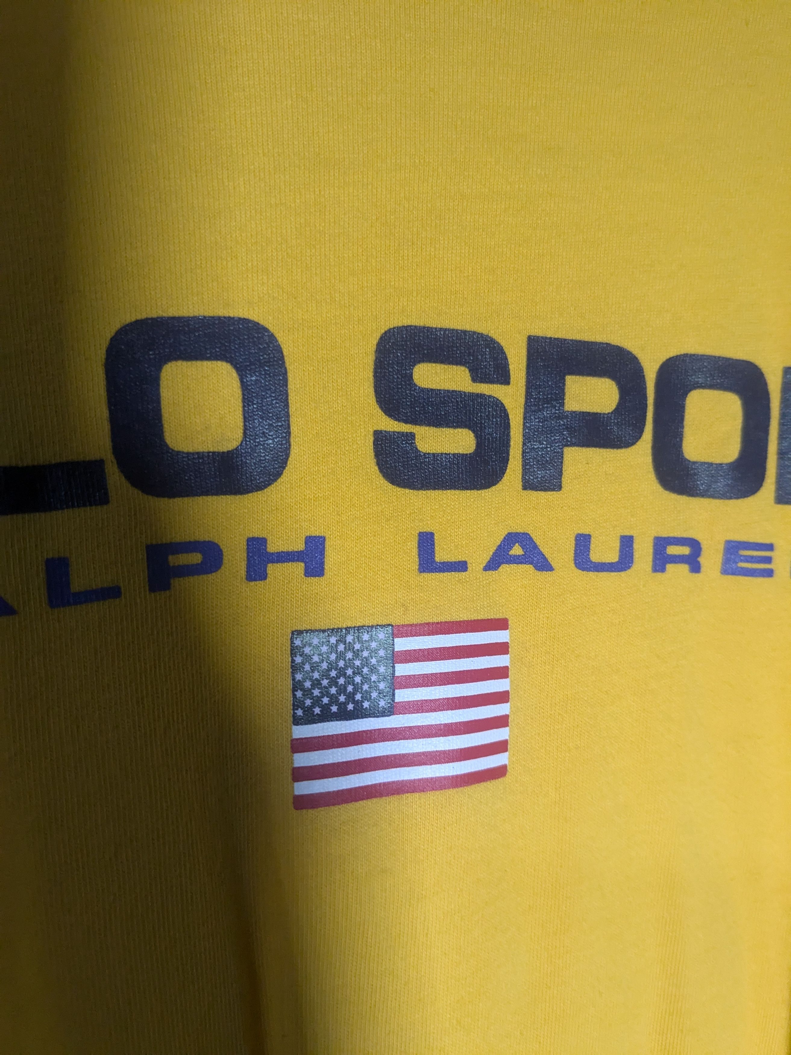 Ralph Lauren polosport long sleeve t-shirt authentic 90's made in USa Size US XL / EU 56 / 4 - 5 Thumbnail