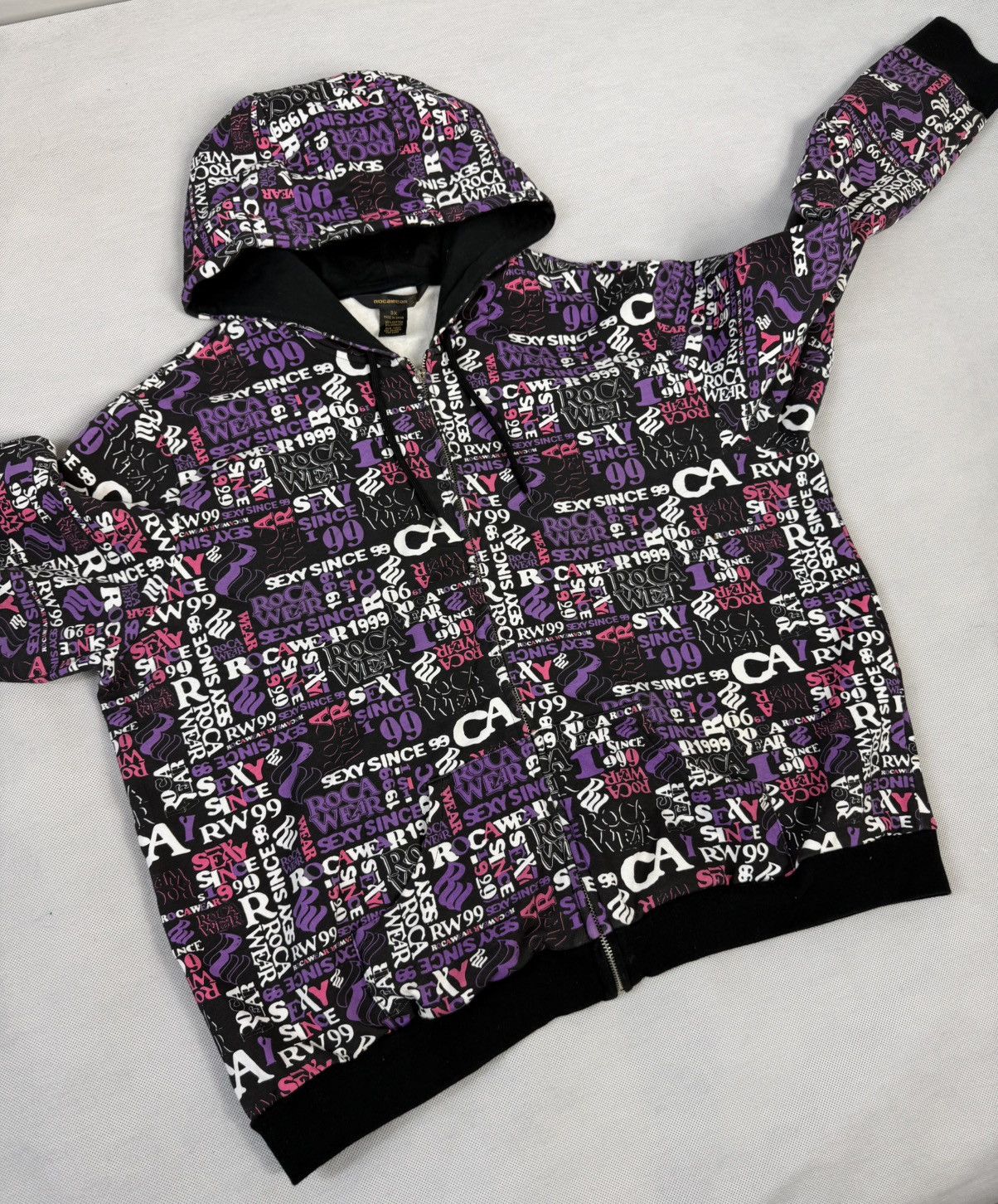 Rocawear 3XL Baggy Rocawear All Over Print Vintage Zipped Boxy Fit Size US XXL / EU 58 / 5 - 2 Thumbnail