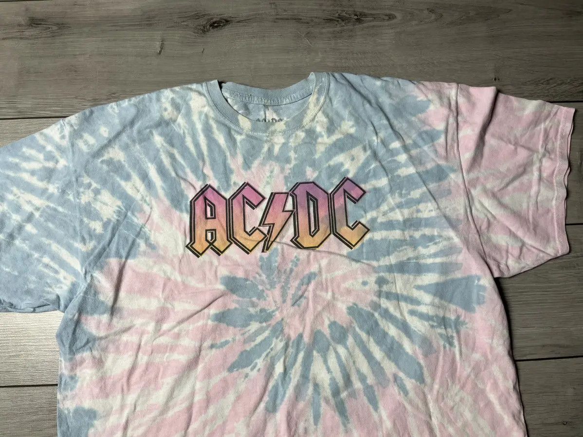 AC/DC Ac dc Tshirt rock band style liquid blue size XLarge Size US XL / EU 56 / 4 - 3 Thumbnail