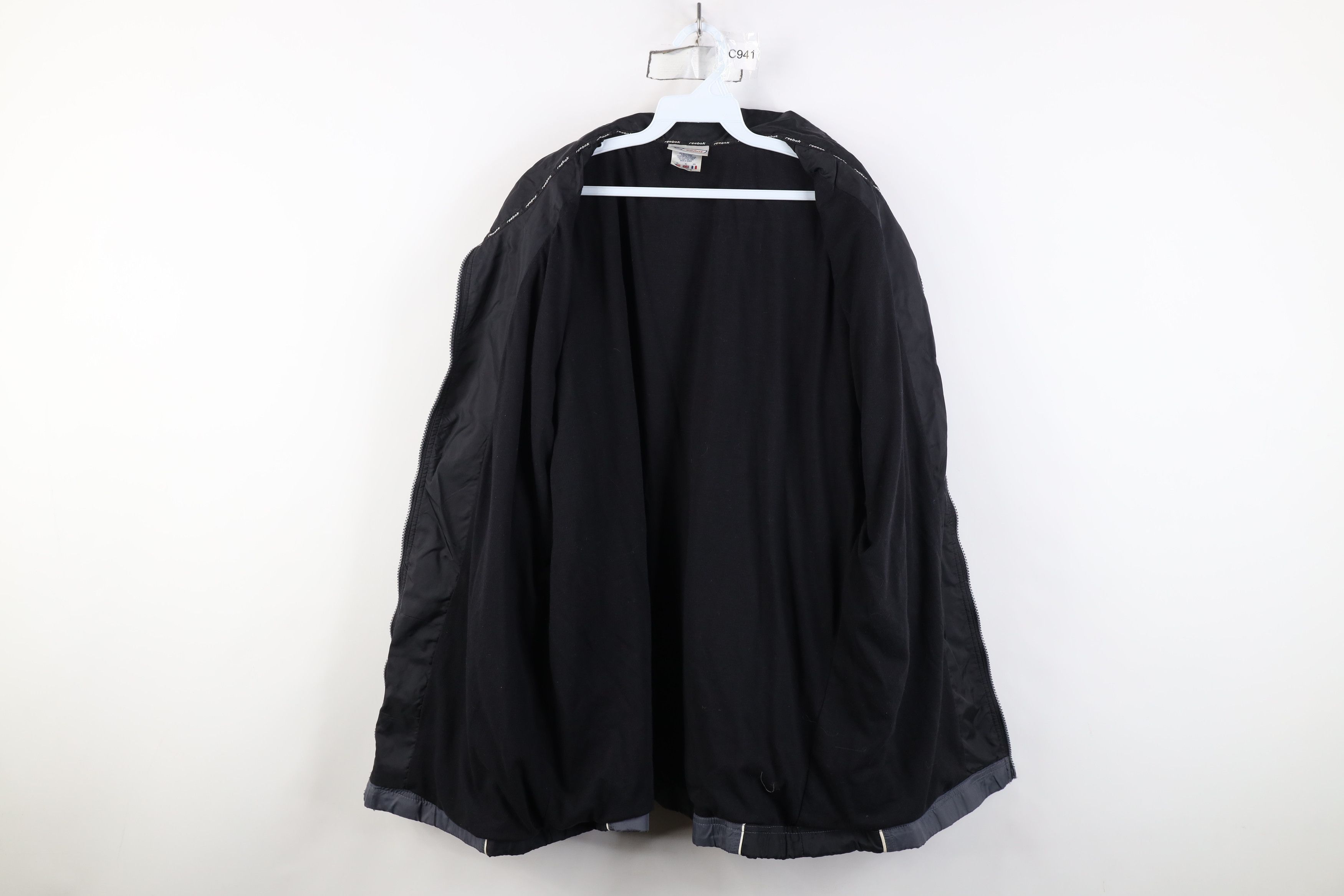 Reebok Vintage 90s Reebok Fleece Lined Full Zip Windbreaker Jacket Size US XL / EU 56 / 4 - 11 Thumbnail