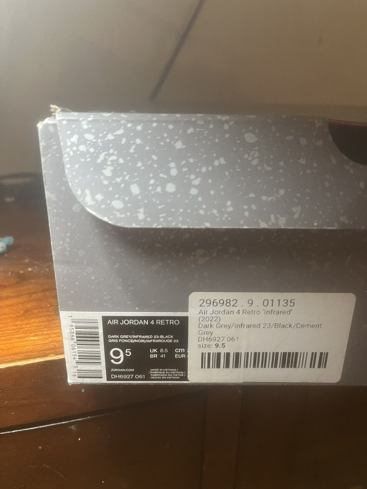 Jordan Brand Jordan 4 Retro Infrared Size US 9.5 / EU 42-43 - 9 Thumbnail