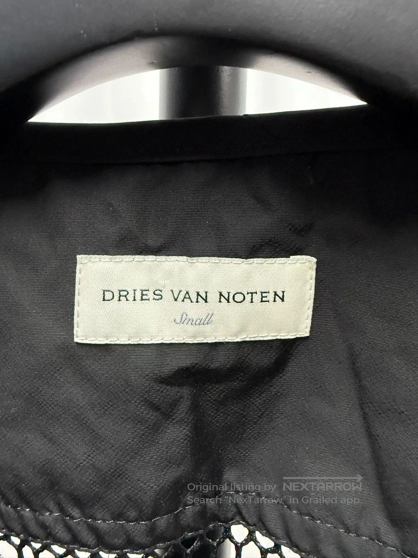 Dries Van Noten black open. Size US S / EU 44-46 / 1 - 4 Thumbnail