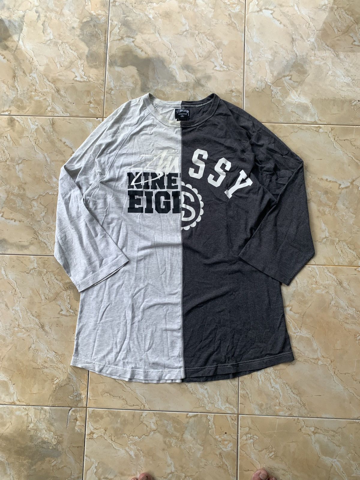 Stussy 2000s stussy 3/4 nineteen eighty Size US XL / EU 56 / 4 - 3 Thumbnail