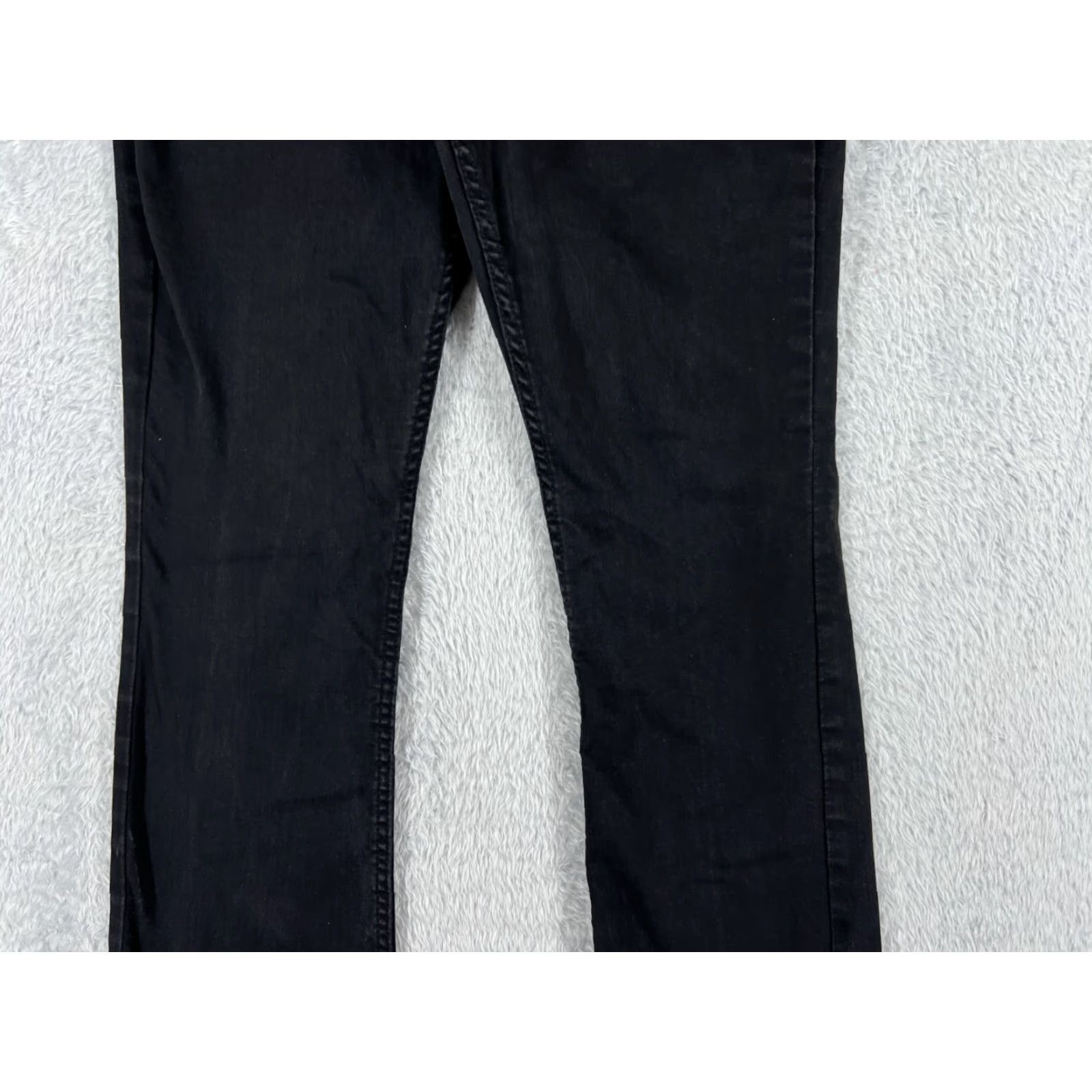 Lee Lee Jeans Womens 8 Black Denim Bootcut Western Mid Cotton Blend Size 30" / US 8 / IT 44 - 3 Thumbnail