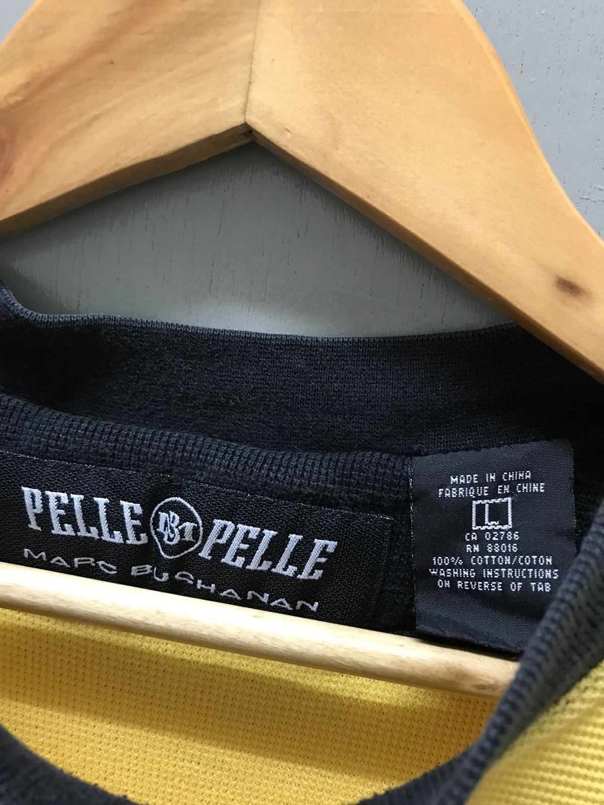 Marc Buchanan Vintage Pelle Pelle Marc Buchanan Big Spellout Tee Size US L / EU 52-54 / 3 - 6 Thumbnail