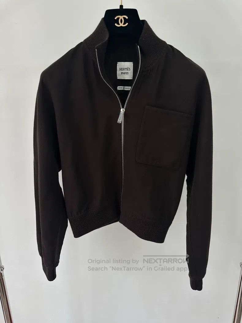 Hermes Hermes Caramel Cashmere Coat Jacket with Zipper Size XXS / US 00 / IT 34 - 1 Thumbnail