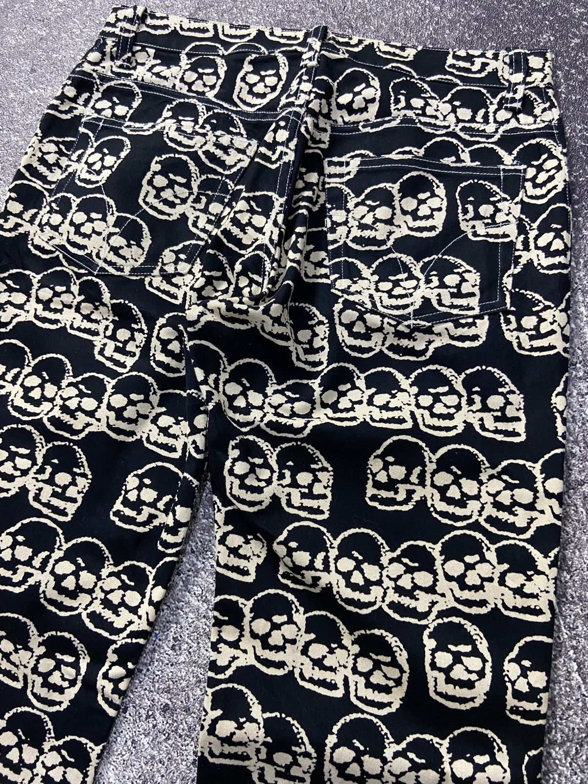 Hysteric Glamour × Japanese Brand Hysteric glamour skull pile pants Size US 28 / EU 44 - 9 Thumbnail