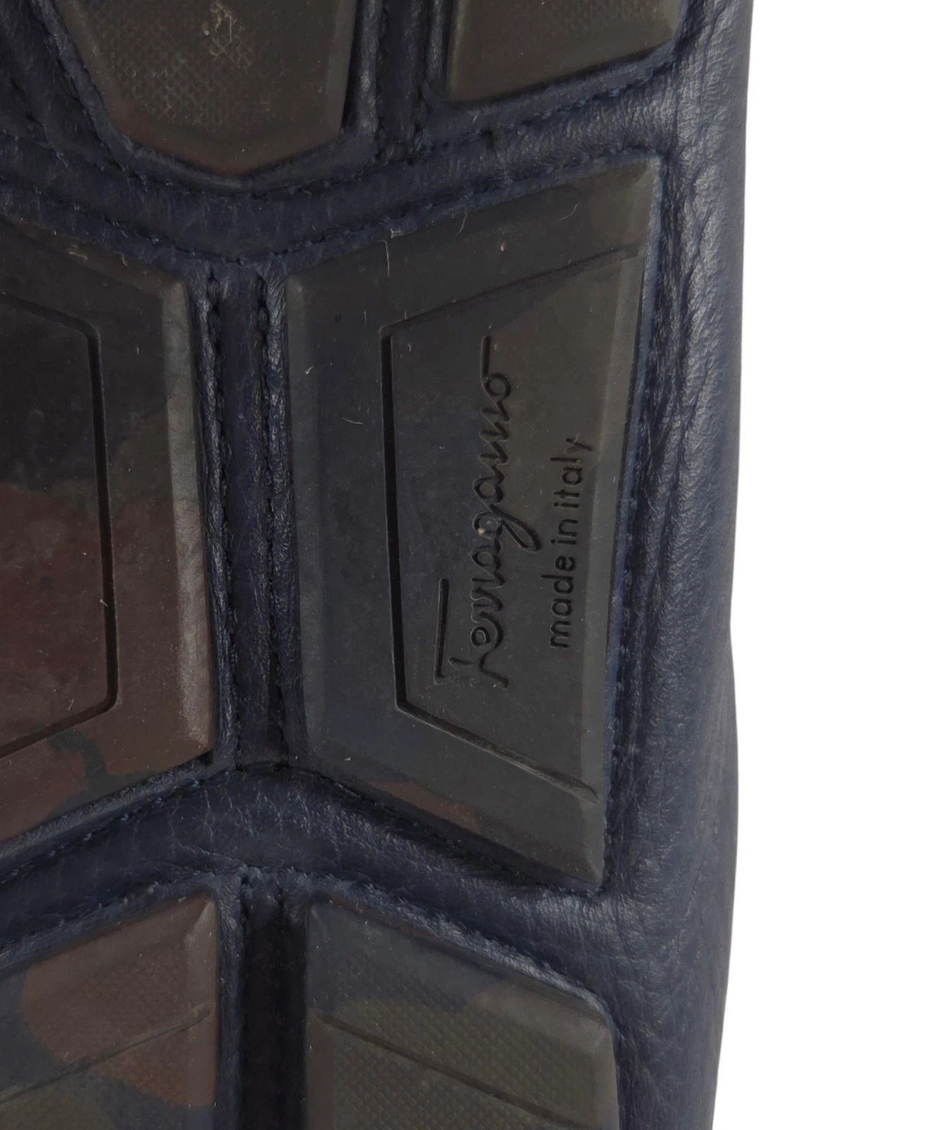 Salvatore Ferragamo Ferragamo Front 4 Driving Loafer US 7 D EU 40 Mens Navy Peb Size US 7 / EU 40 - 9 Thumbnail