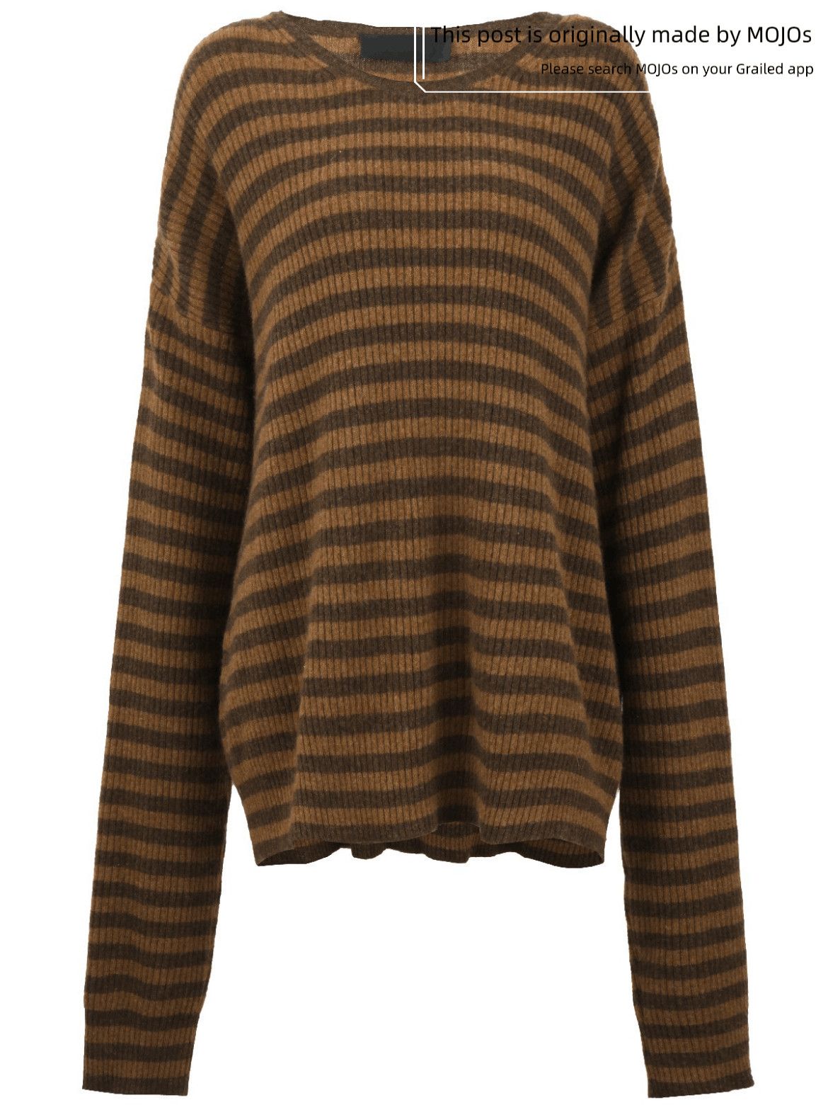 Haider Ackermann Haider Ackermann Oversized Stripe Wool Knitwear Size US M / EU 48-50 / 2 - 1 Thumbnail