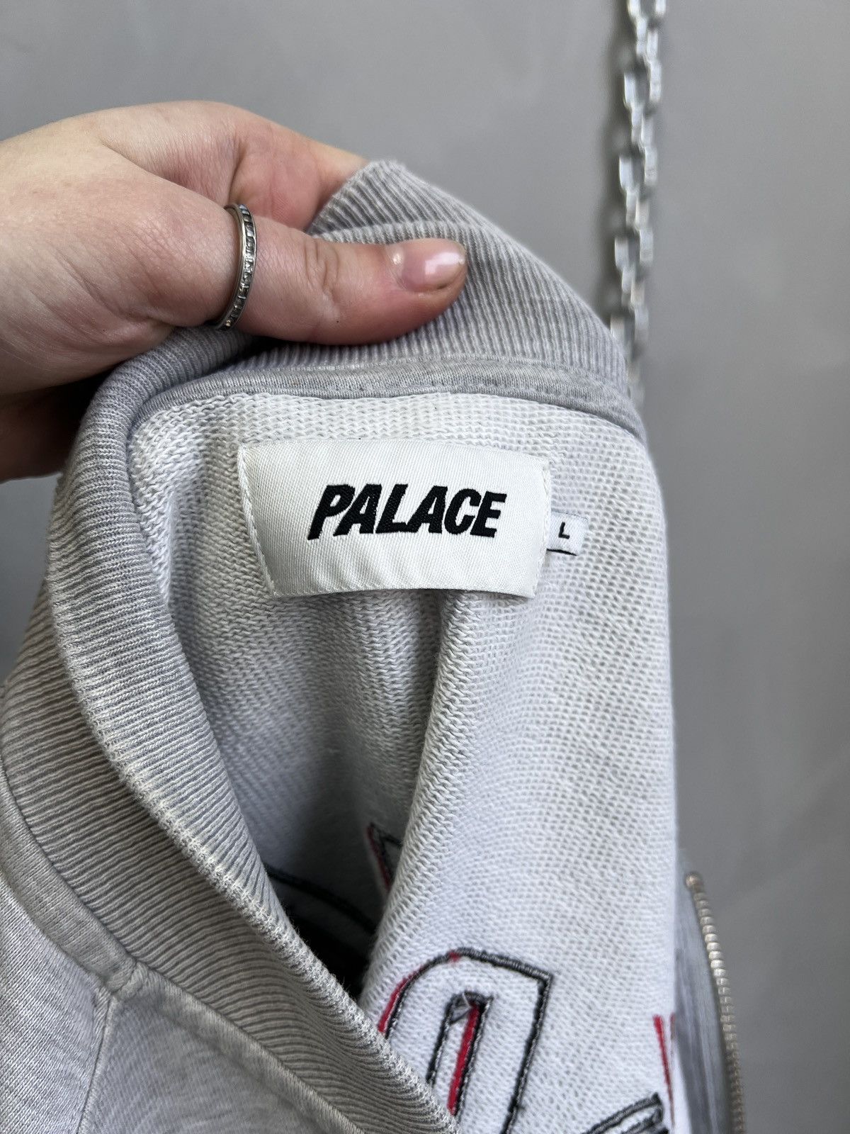 Palace Palace zip jakcet bomber big logo sweatshirt Size US L / EU 52-54 / 3 - 13 Thumbnail
