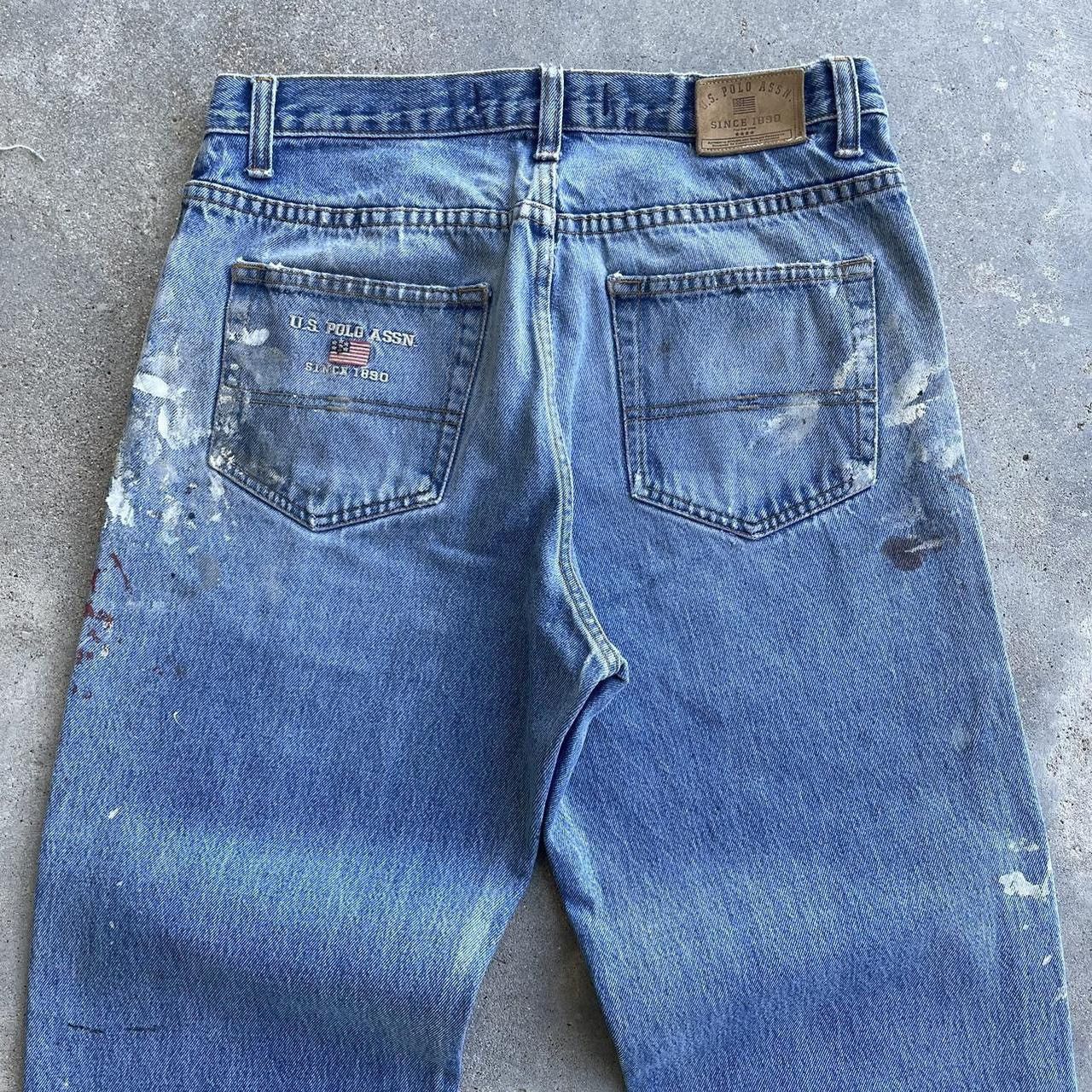 Japanese Brand × Vintage Crazy vintage distressed Y2K paint splatter grunge pants Size US 32 / EU 48 - 6 Thumbnail