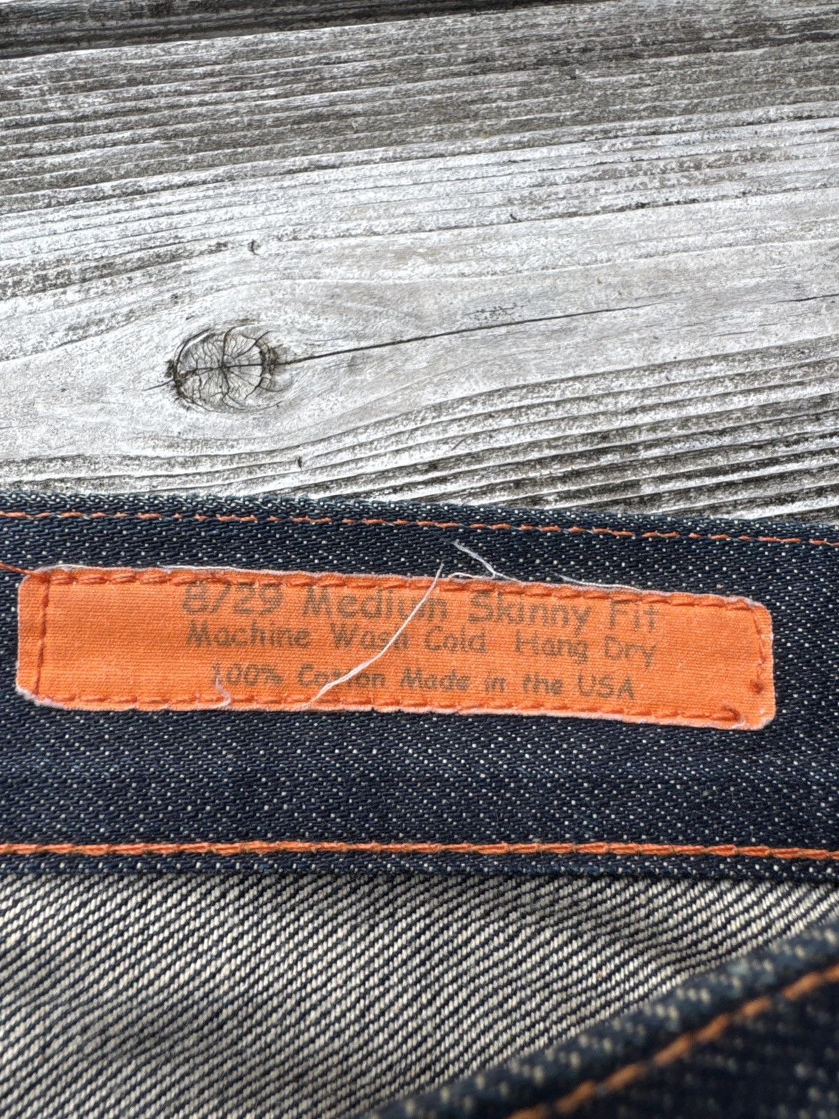 Designer × Japanese Brand × Jean Shop Jean shop slim cut raw selvedge denim Size US 32 / EU 48 - 3 Thumbnail