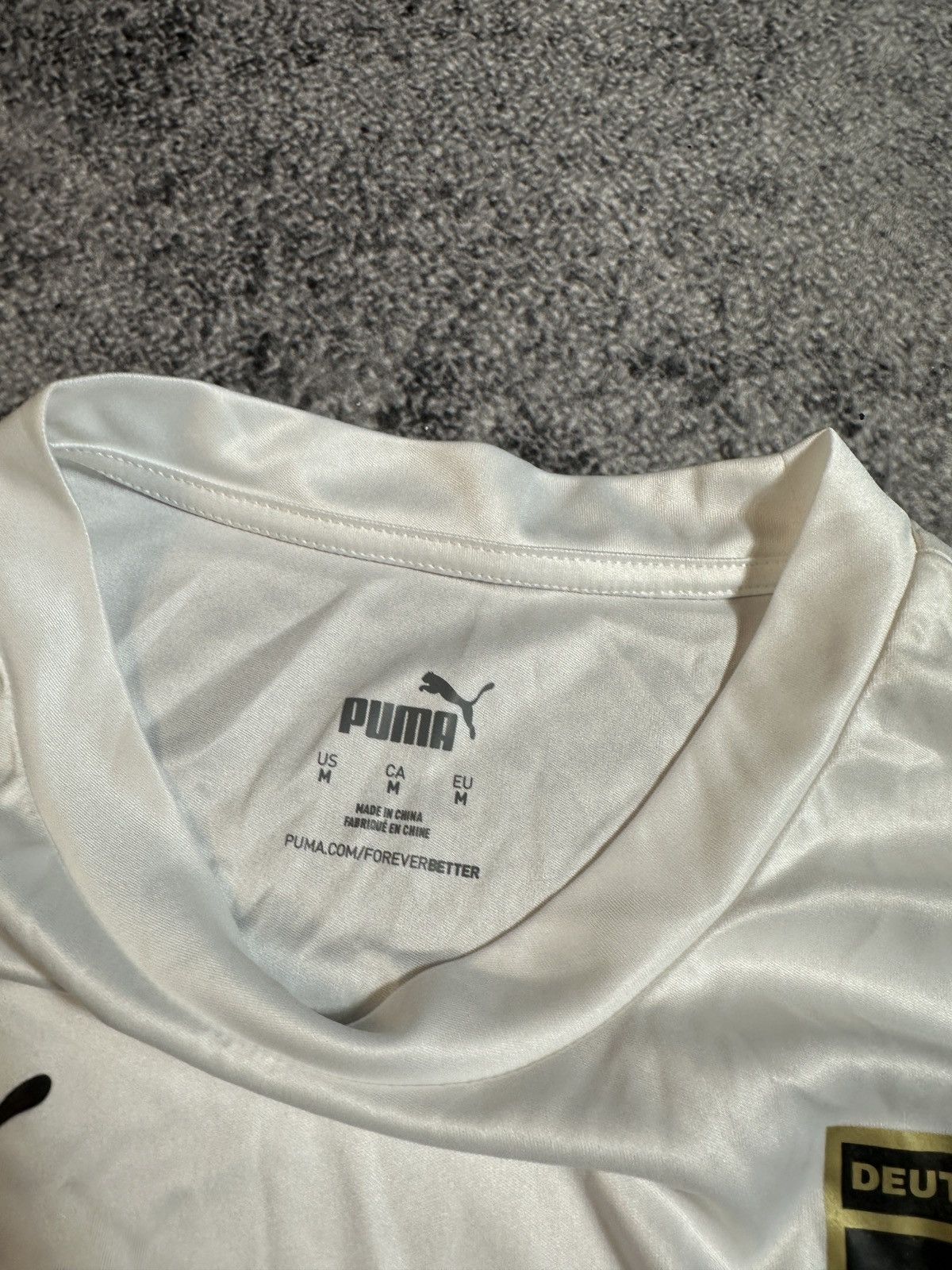 Puma × Vintage Puma Deutschalnd Soccer Jersey Blokecore Rare Style VTg M Size US L / EU 52-54 / 3 - 3 Thumbnail
