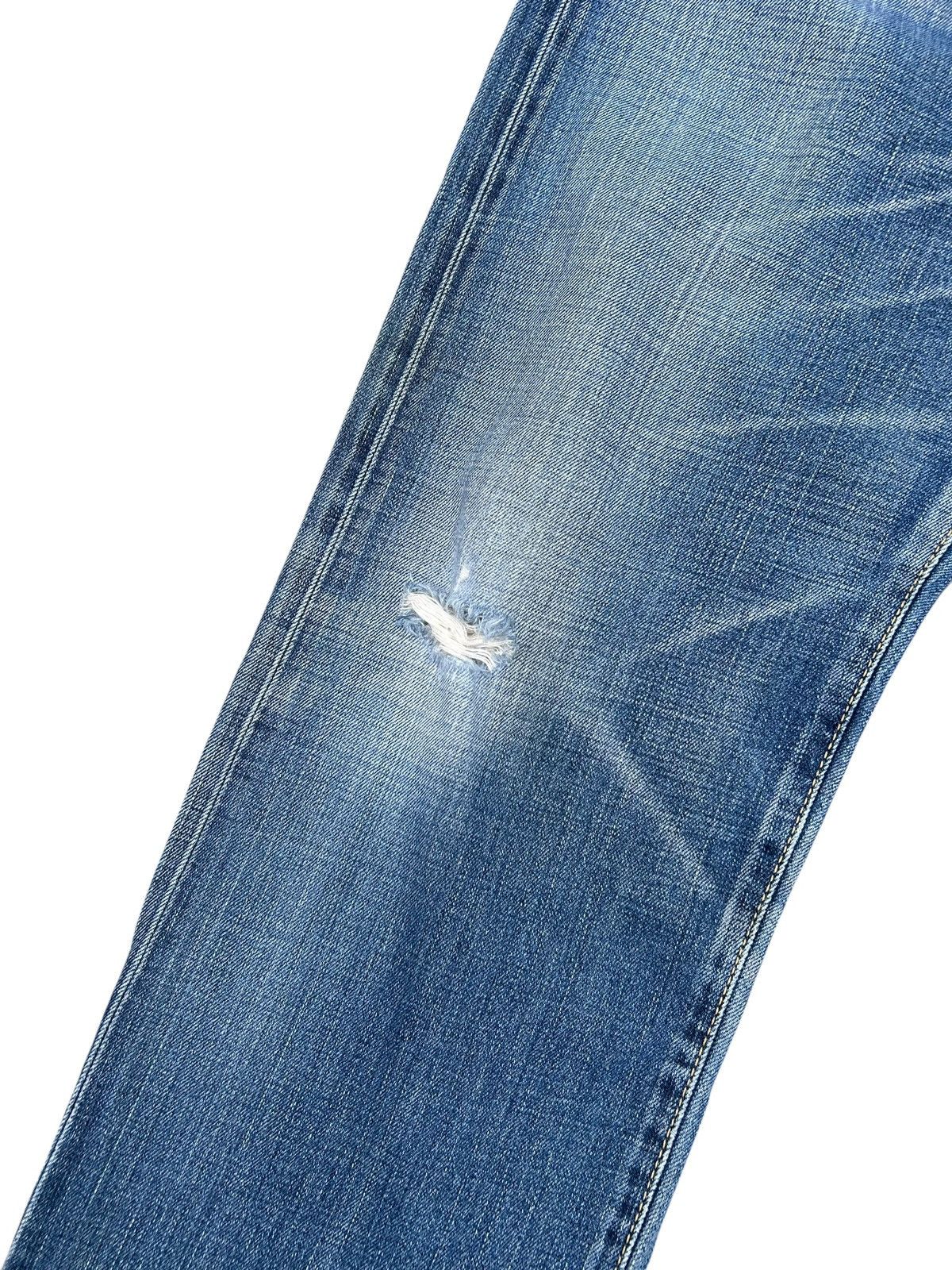 Kapital Buckle Back Vintage Edwin Selvedge Distressed Denim Jeans Size US 37 - 9 Thumbnail