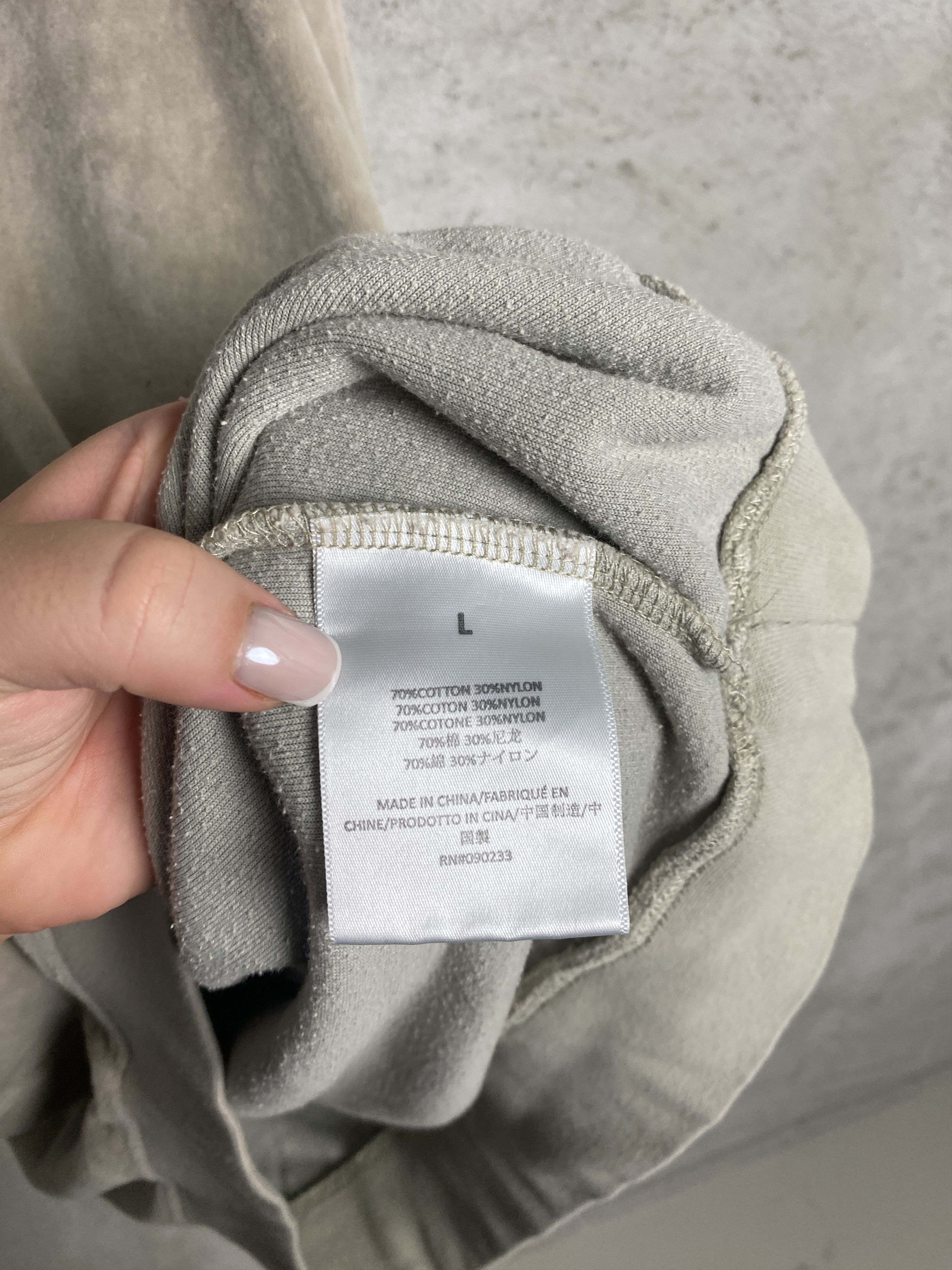 Fear of God Fear of God Essentials velour velvet polo long sleeve Size US L / EU 52-54 / 3 - 5 Thumbnail