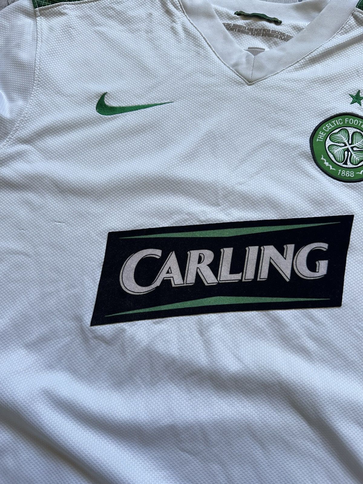 Nike 2009/10 Nike Celtic Vintage Third Kit Soccer Jersey Size US L / EU 52-54 / 3 - 8 Thumbnail