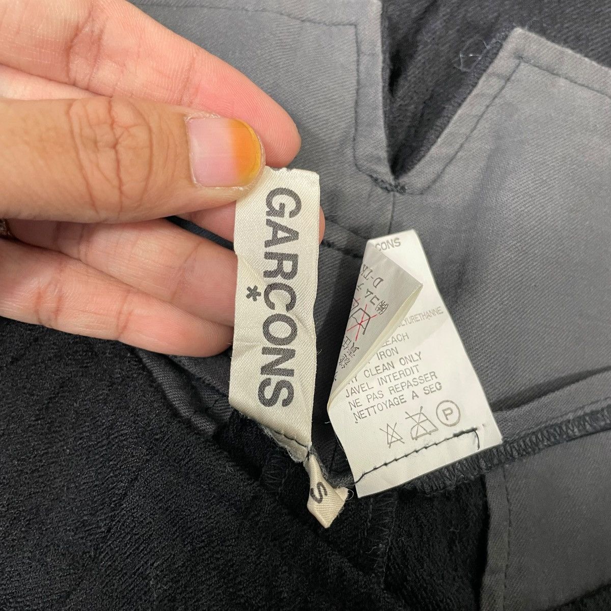Comme des Garcons Vintage 80s Comme Des Garcons 3 Quarter Wool Pant Size 26" / US 2 / IT 38 - 15 Thumbnail