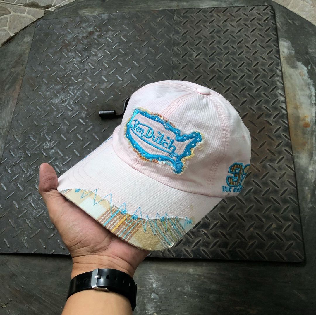 Vintage Vintage Vondutch Eric Bostrom Soft Pink Ripped Distressed Size ONE SIZE - 3 Thumbnail
