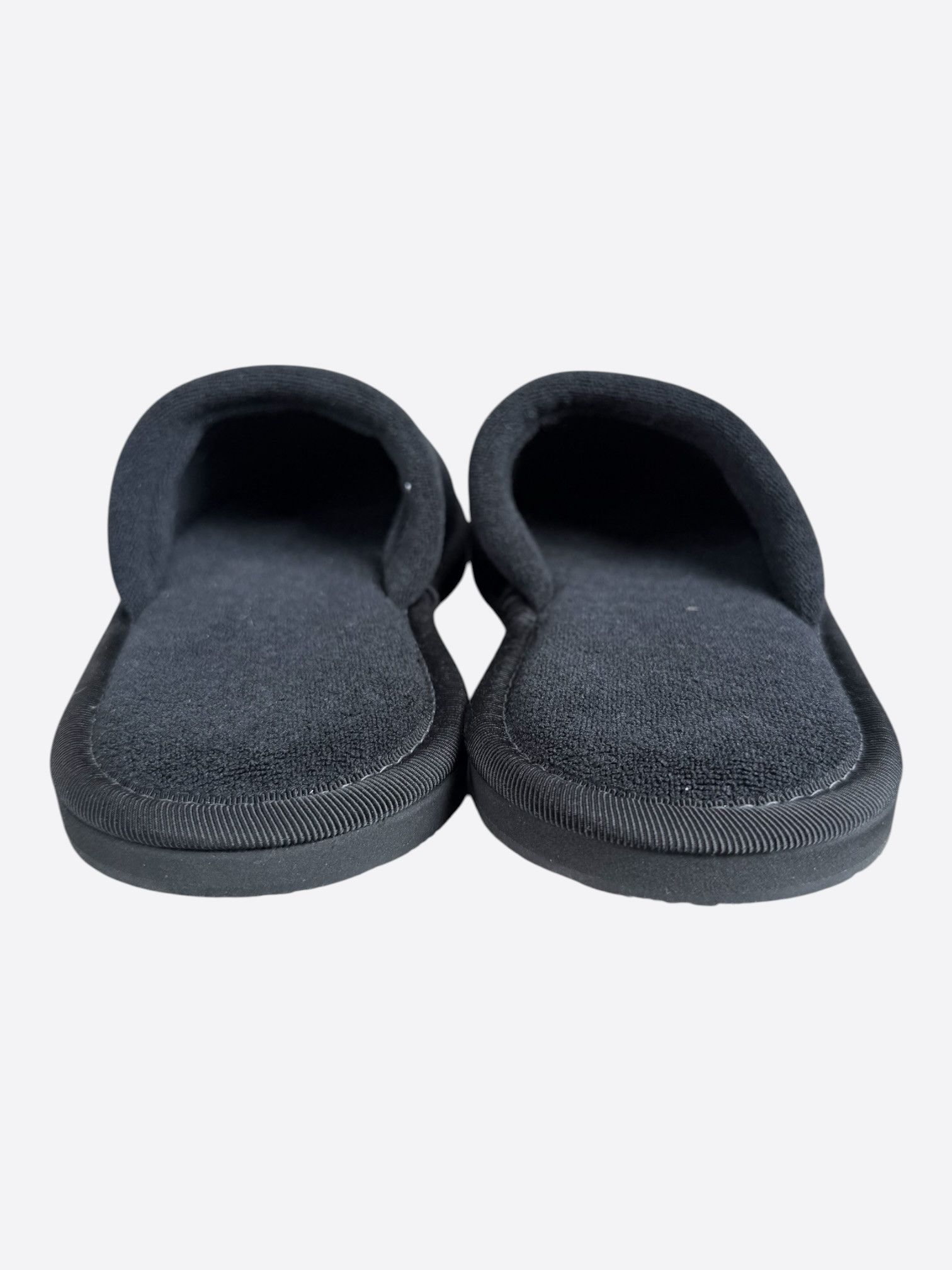 Chrome Hearts New York Exclusive Black Horseshoe Logo Slippers Size US 5 / EU 37 - 4 Thumbnail