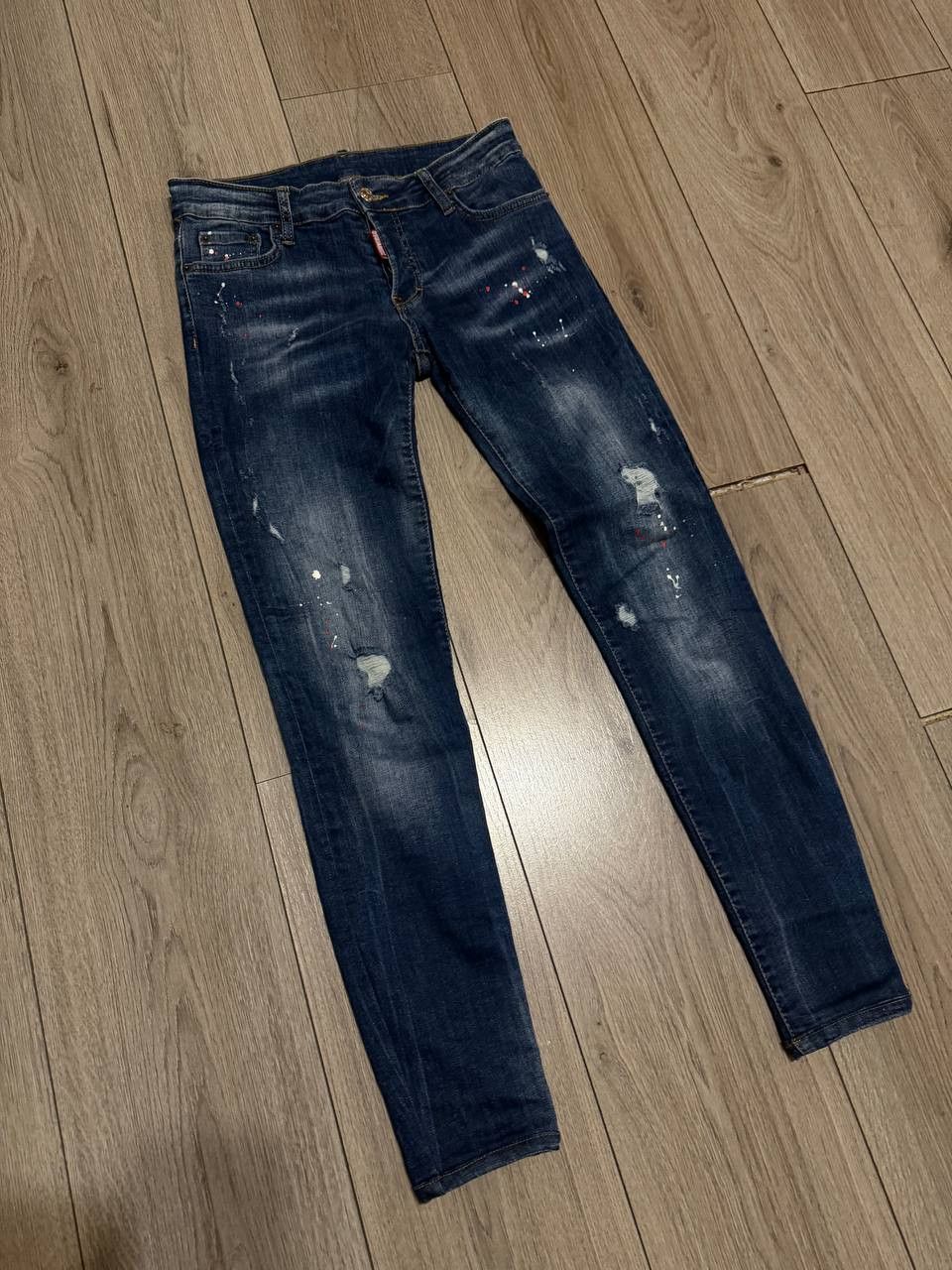Dsquared2 Dsquared2 Jeans Men Size IT 42 Blue Avant Garde Slim Fit Size US 28 / EU 44 - 2 Thumbnail