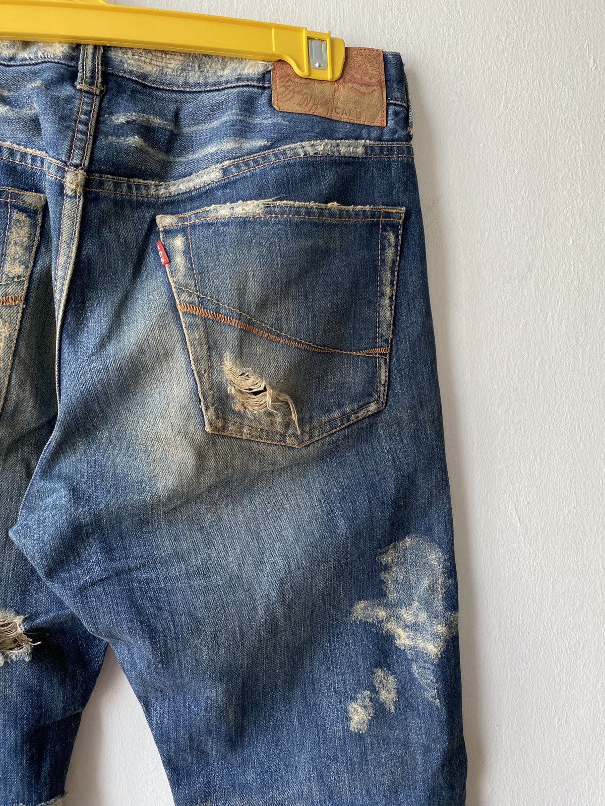 Japanese Brand Japanese Brand Made In Heaven Distressed Denim Size US 30 / EU 46 - 12 Thumbnail