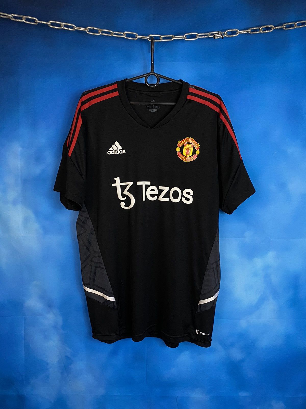 Adidas AW22 Adidas Manchester United soccer jersey drill Size US XL / EU 56 / 4 - 1 Thumbnail