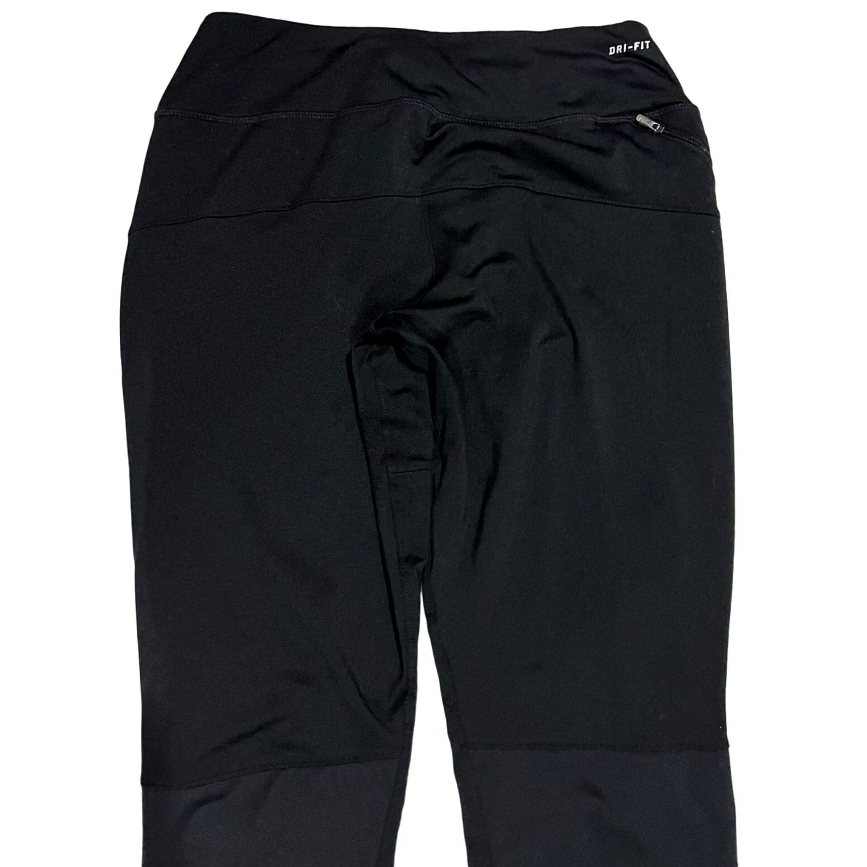 Nike Nike Womens Running Tights Pants Black Shield Dri-Fit Ankle Zipper Sz S Size 28" / US 6 / IT 42 - 5 Thumbnail