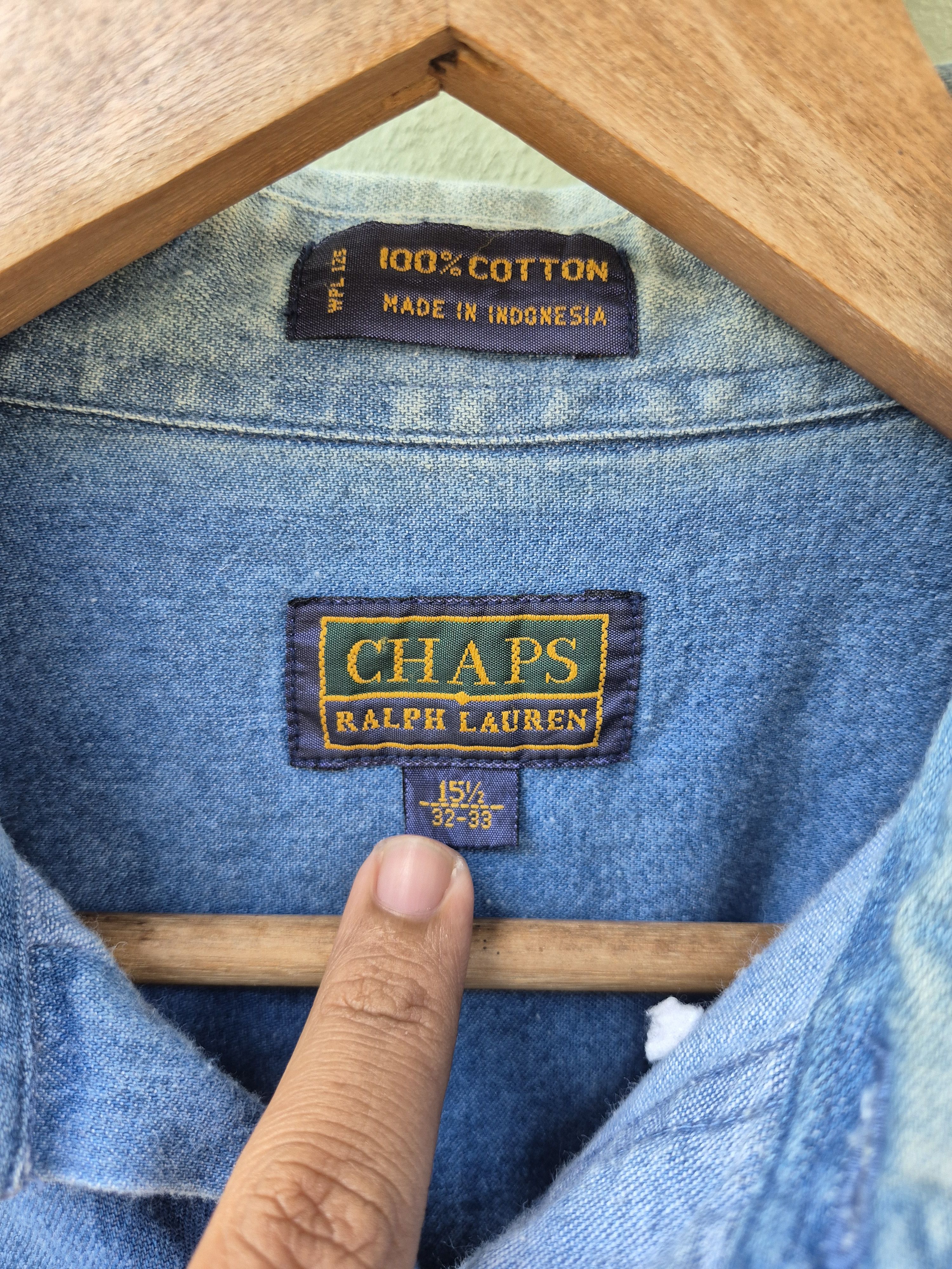 Chaps Ralph Lauren × Ralph Lauren 🔥 Chaps Ralph Lauren Denim Button Up Shirt Size US L / EU 52-54 / 3 - 2 Thumbnail