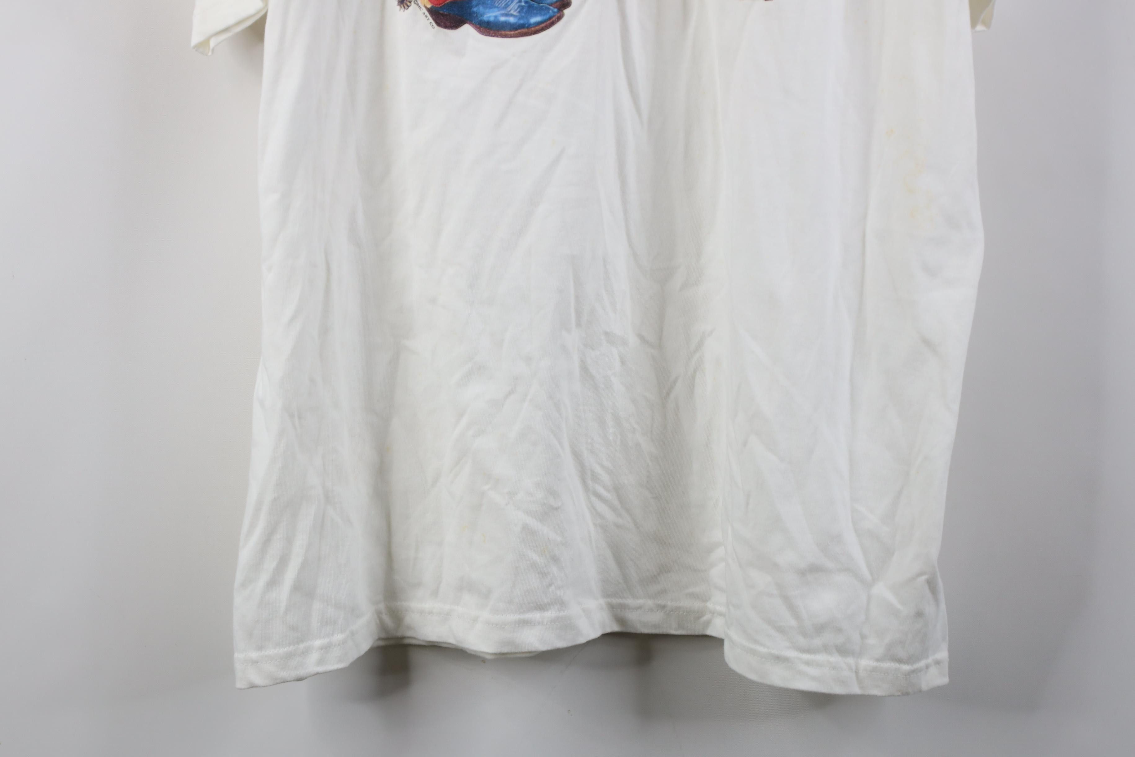 Vintage Vintage 90s Streetwear Country Music Cowgirl T-Shirt White Size L / US 10 / IT 46 - 3 Thumbnail