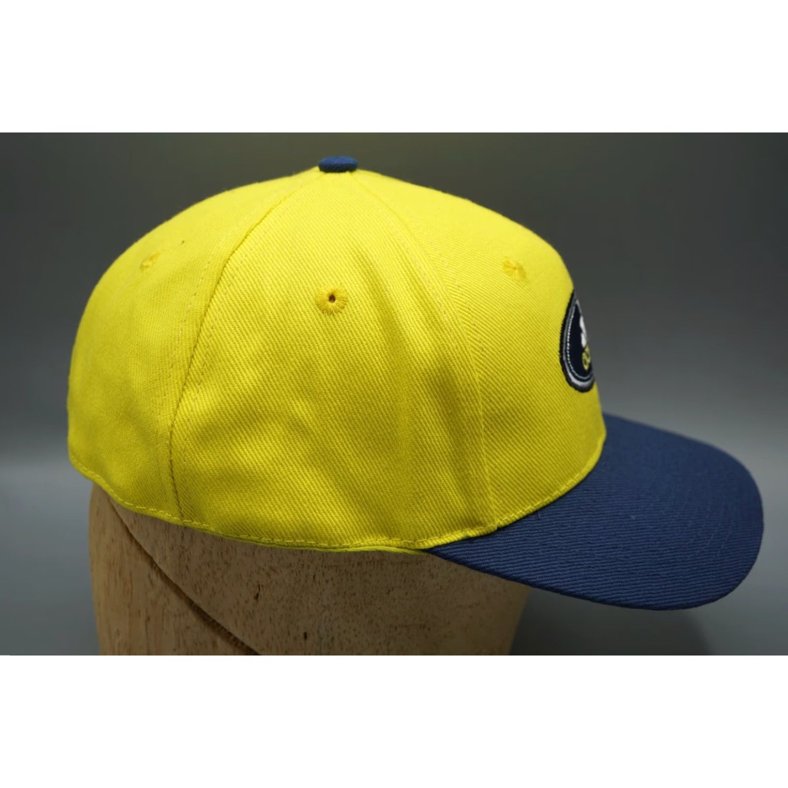 Adidas VINTAGE Adidas Hat Mens 7 1/2 Fitted Yellow Blue Cotton Cap Trefoil Logo 90s Taiwan R.O.C. Size ONE SIZE - 4 Thumbnail