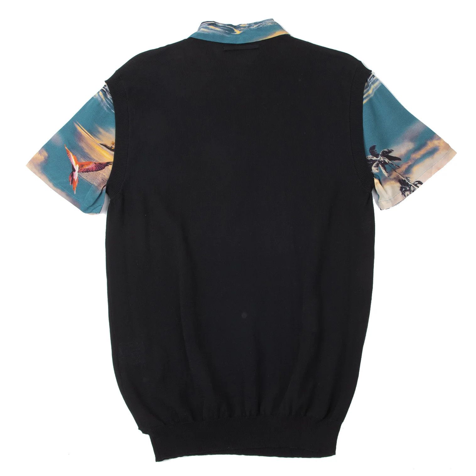 Jean Paul Gaultier Aloha Shirt Layered Design in Black and Other Colors Size US M / EU 48-50 / 2 - 11 Thumbnail