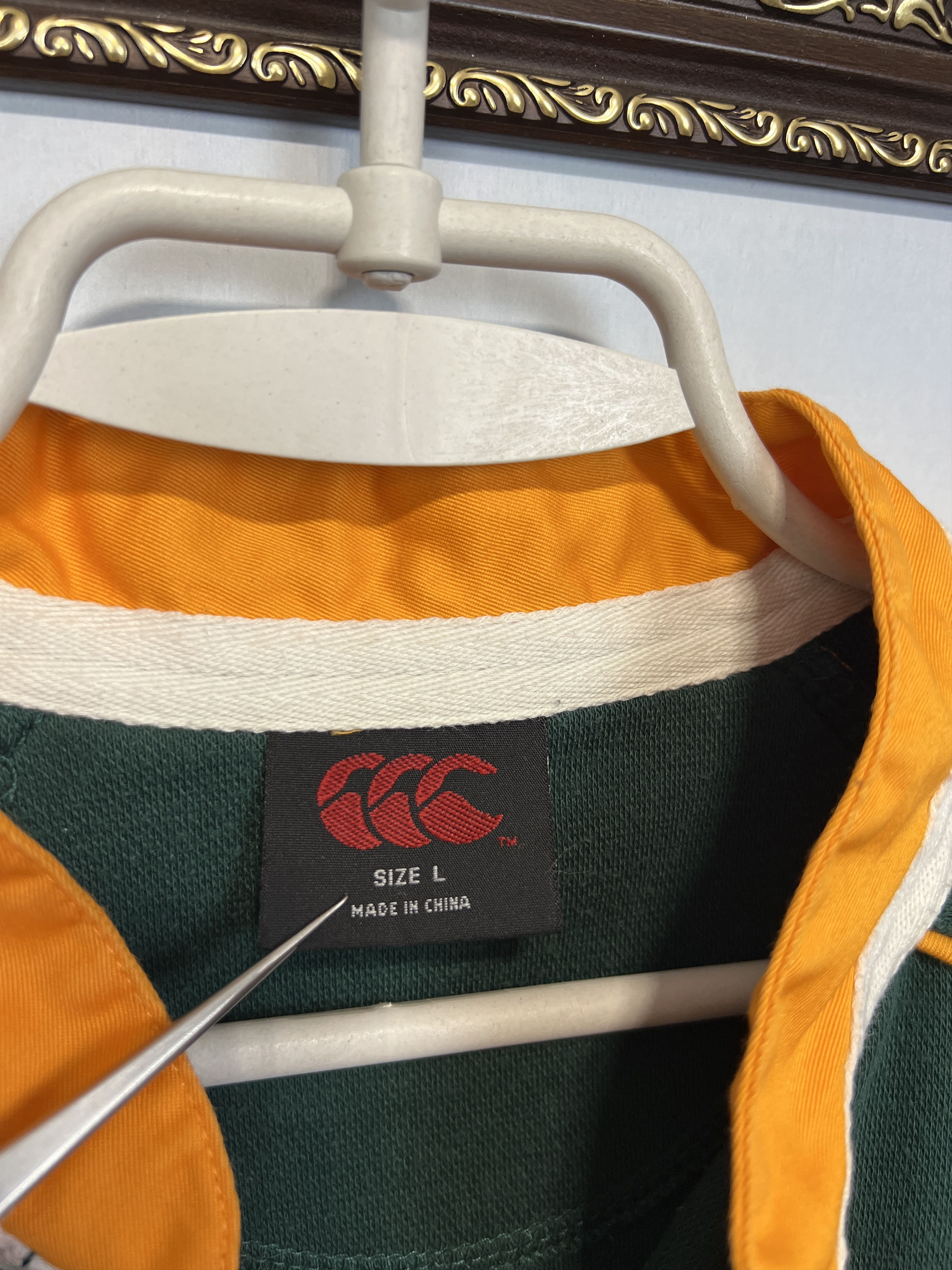 Vintage Canterbury South Africa Rugby Union Jersey Long Sleeve Size US L / EU 52-54 / 3 - 7 Thumbnail