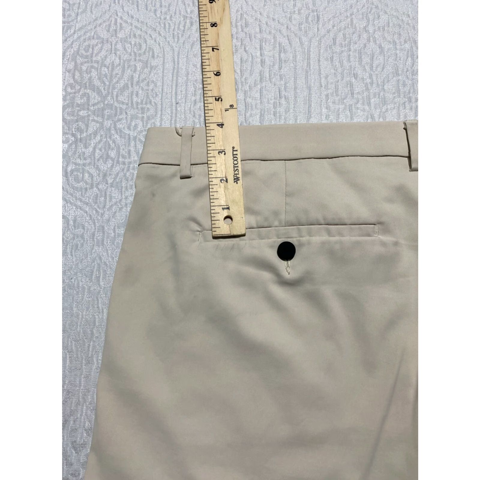 Alfani Alfani Performance Shorts Mens 40 Beige Khaki Size US 40 / EU 56 - 6 Thumbnail