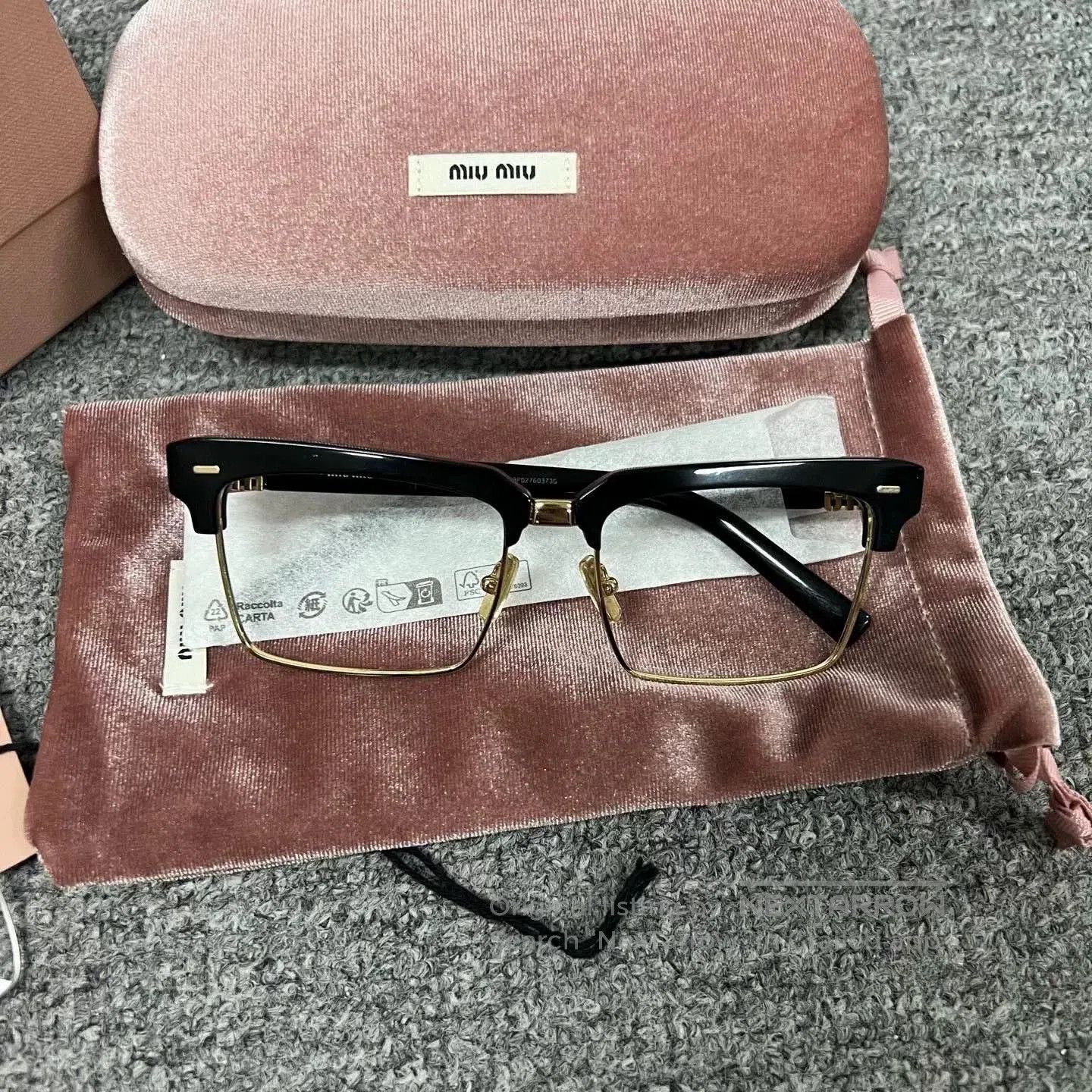 Miu Miu Miu Miu 2024 Flat Glasses Frame. Size ONE SIZE - 3 Thumbnail