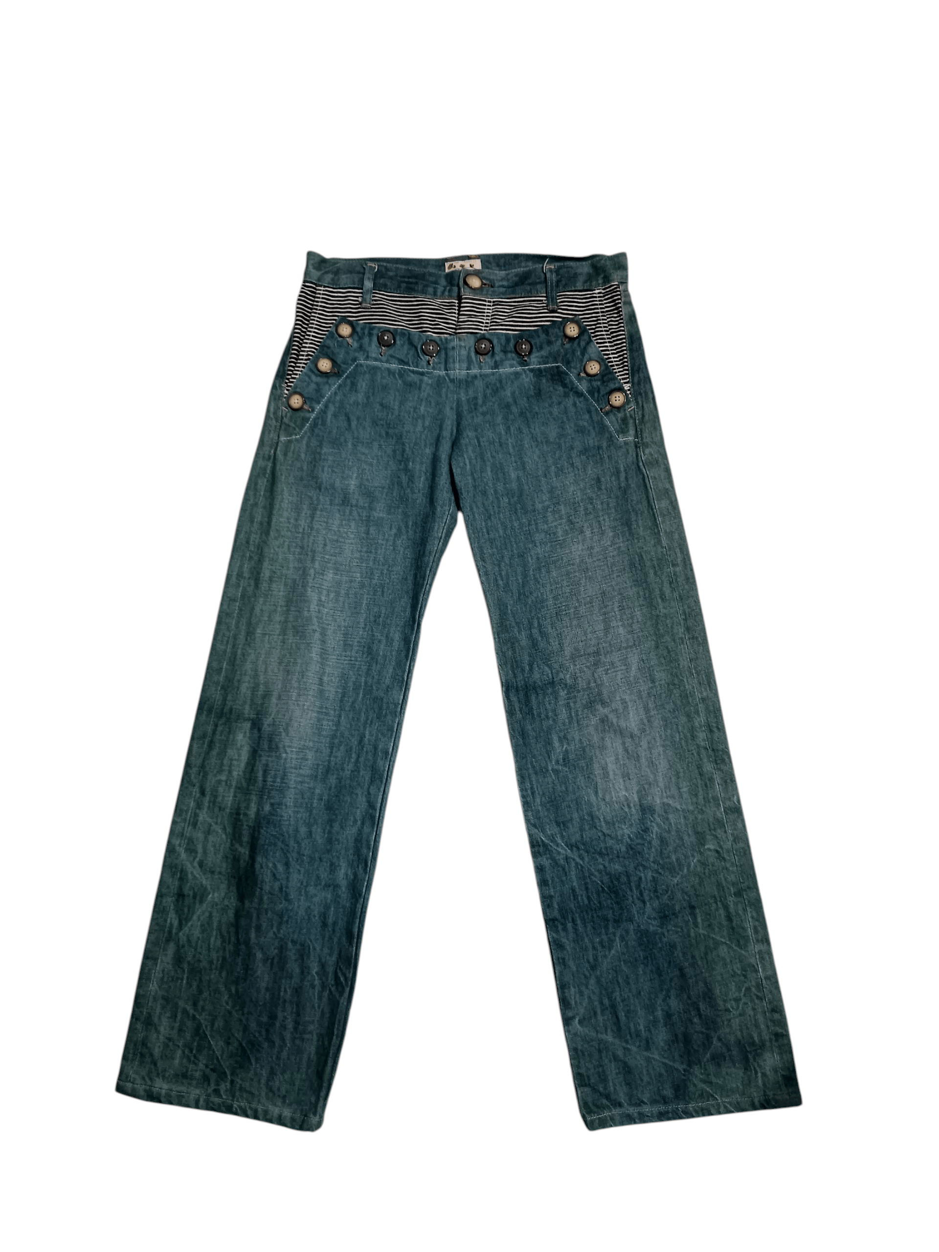Other Deep Blue Clown Hickory Pants Denim Size 30" / US 8 / IT 44 - 1 Thumbnail