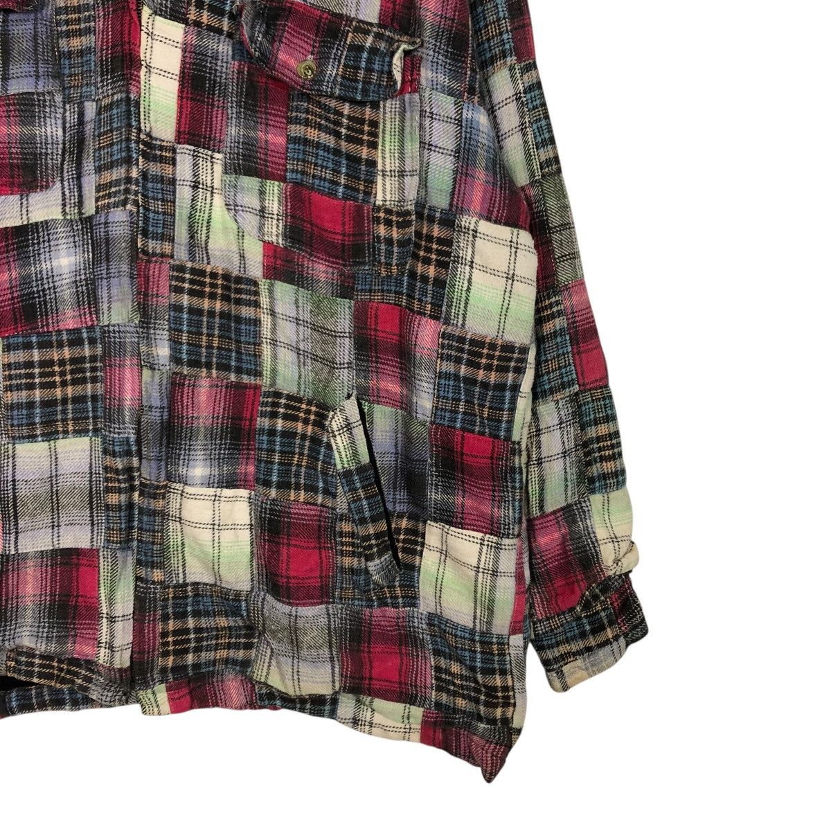 Japanese Brand 🔥VINTAGE BOMBER JACKET PATCHWORK DESIGN FDS ISSEY MIYAKE Size US M / EU 48-50 / 2 - 7 Thumbnail