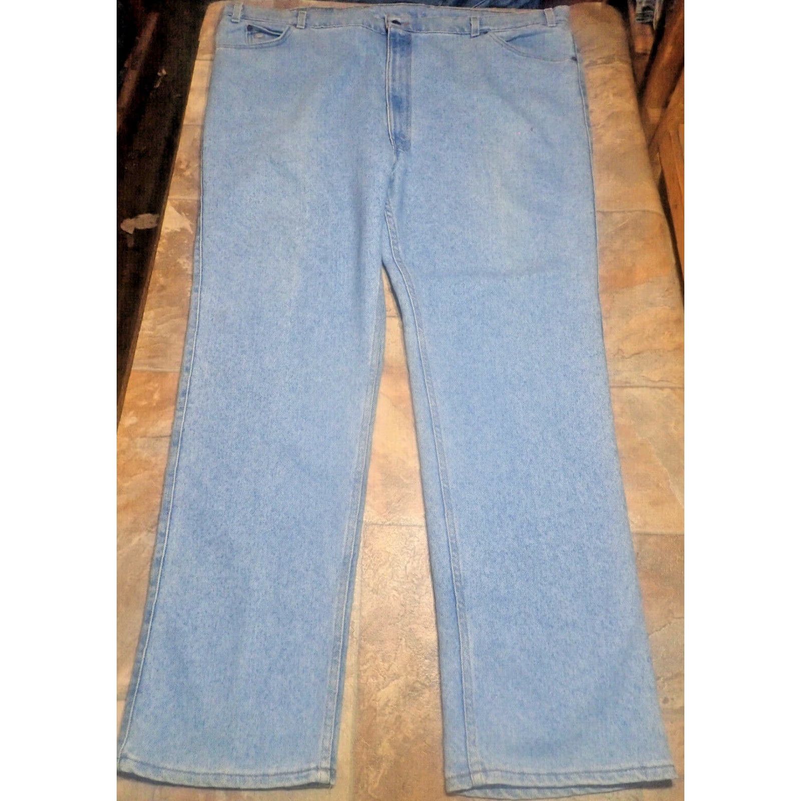 Levi's VINTAGE Levi's Jeans Silver Medal 50X32 Levi's Silver Medal Jeans Blue Denim USA Mens Regular 50X32 5-Pocket Distressed 90s USA Size US 34 / EU 50 - 2 Thumbnail