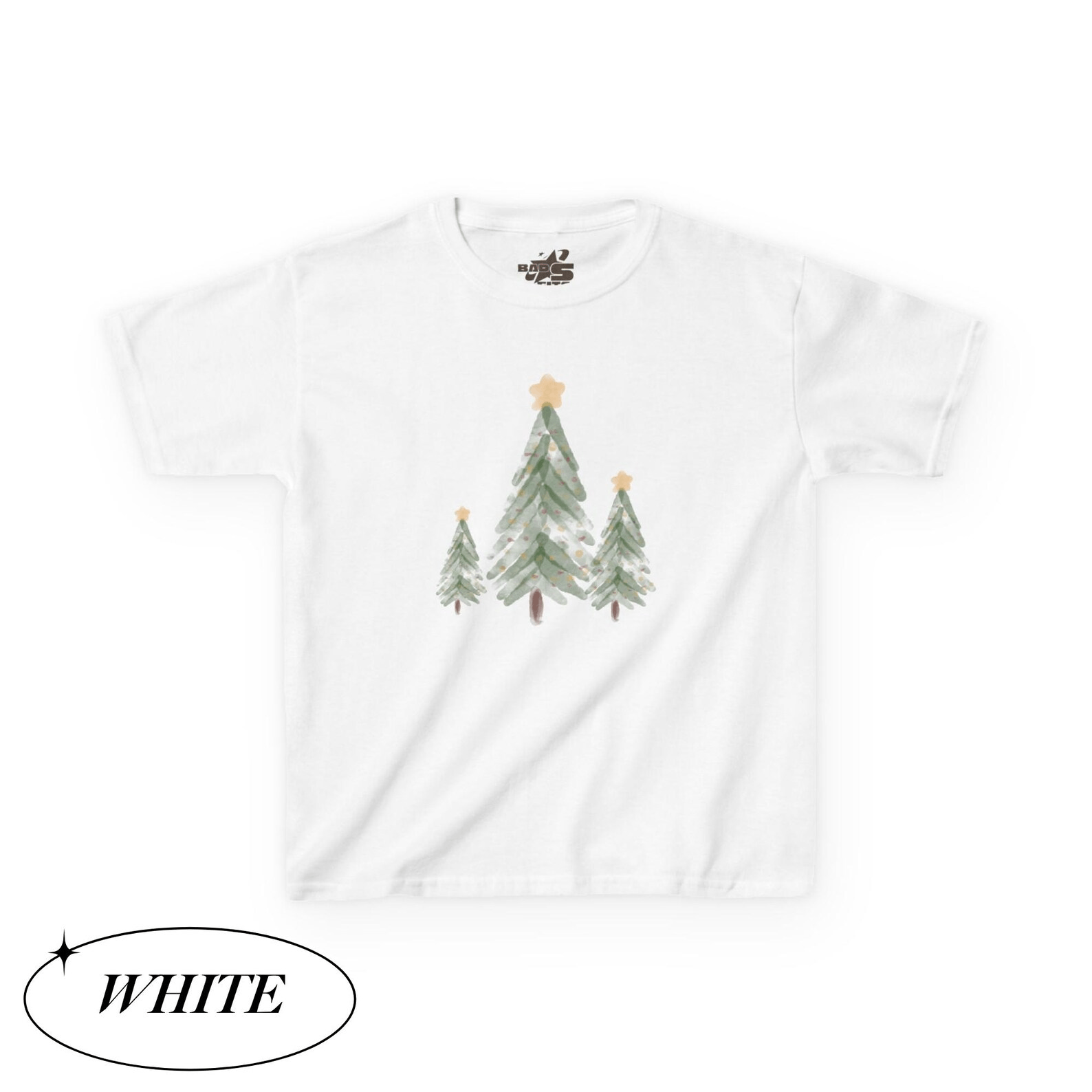 Other Vintage Christmas Tree Baby Tee Size L / US 10 / IT 46 - 3 Thumbnail