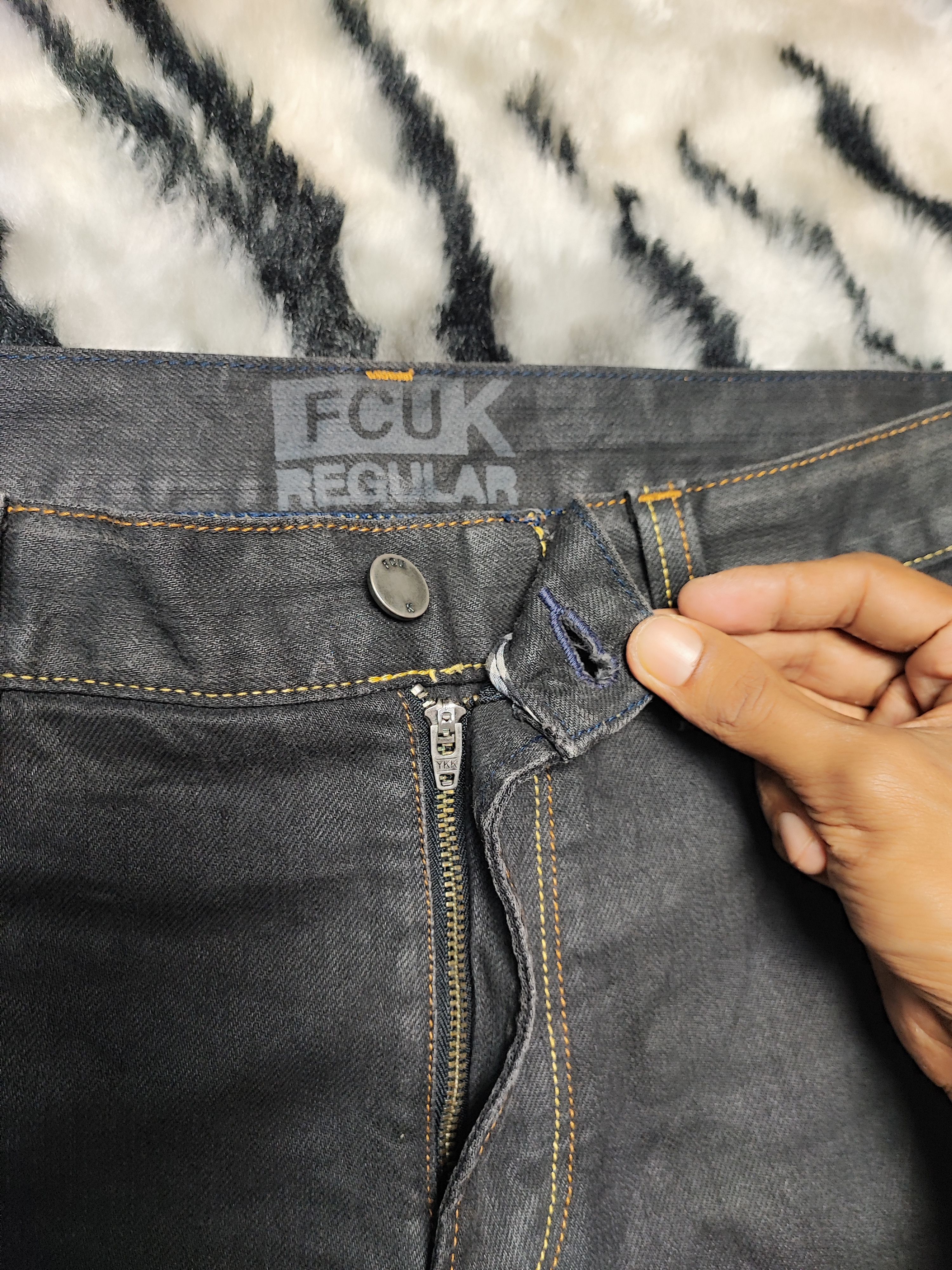 FCUK × If Six Was Nine × Le Grande Bleu (L.G.B.) FCUK Baggy Jeans Size US 38 / EU 54 - 9 Thumbnail