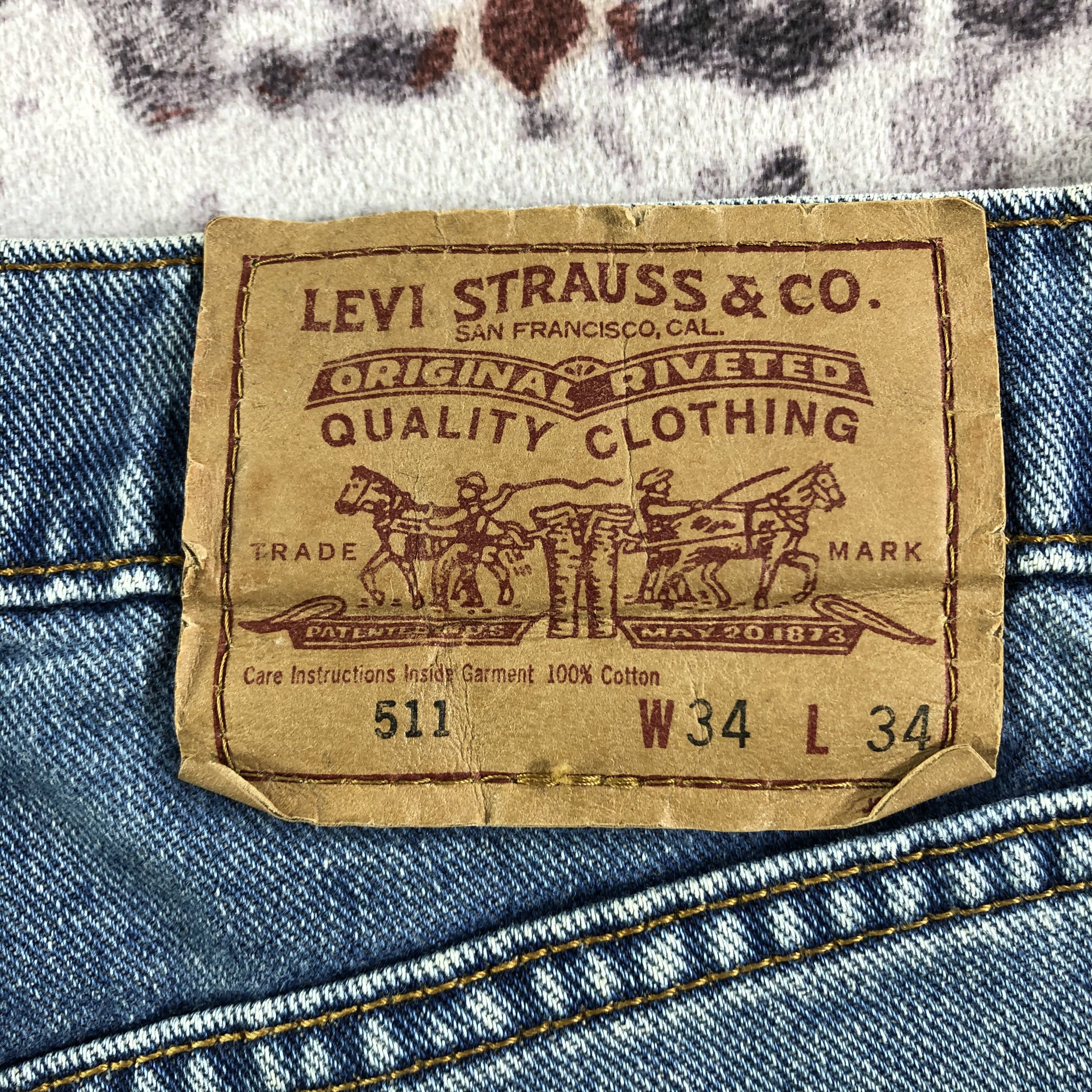 Levi's × Vintage 90s Vintage Levis 511 Jeans-JM3299 Size US 33 - 5 Thumbnail