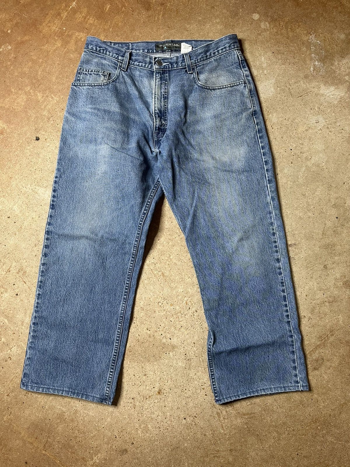 Levi's × Vintage Vintage Levi’s Silvertab Loose Fit Jeans Size US 34 / EU 50 - 1 Thumbnail