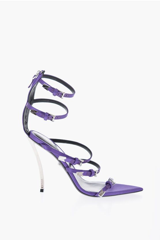 og1mm0524 Satin Pumps in Purple