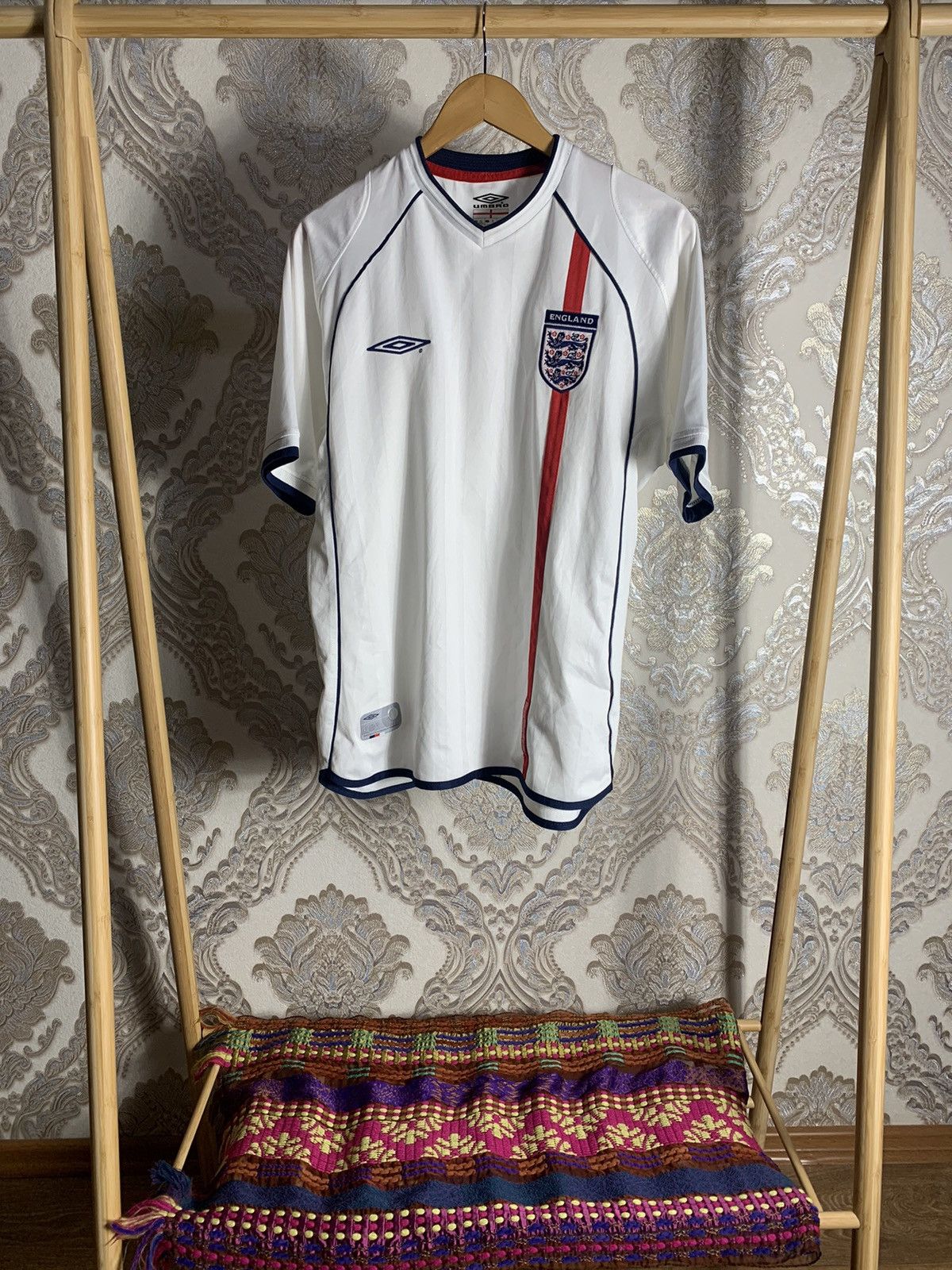 Vintage Vintage Umbro England Soccer Jersey Long Sleeve Y2K Rare